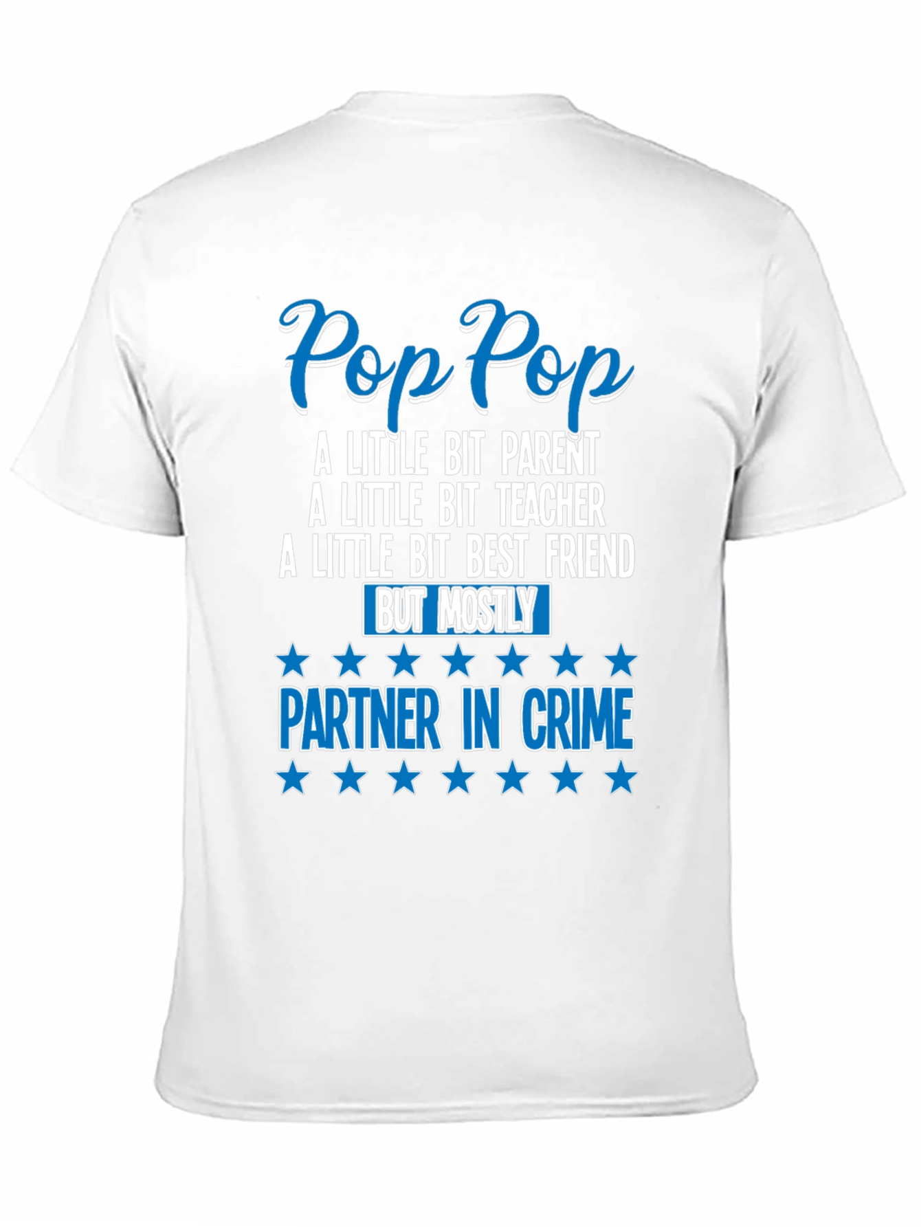 Pop Pop Partner In Crime T-Shirt