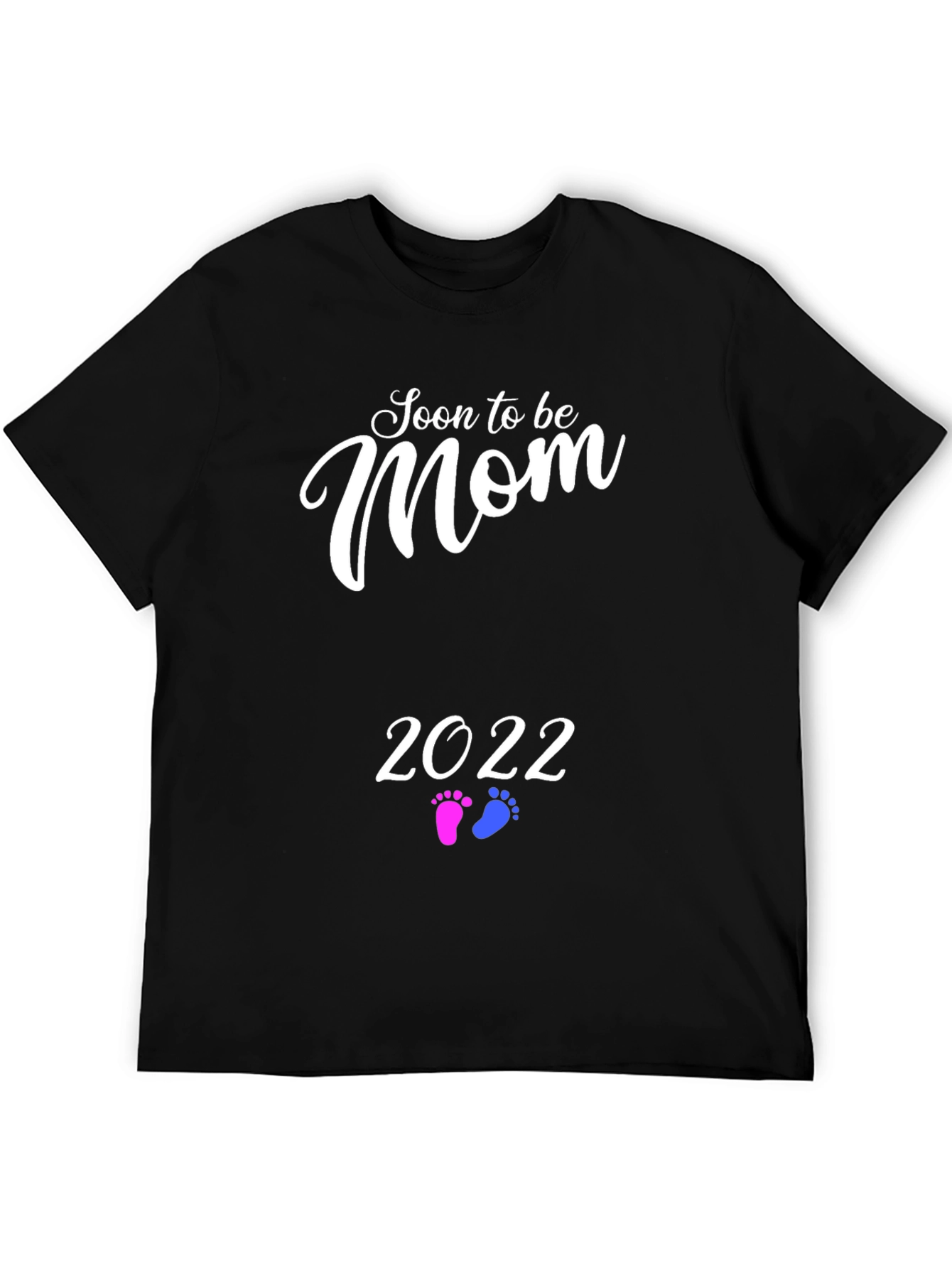 Soon to be Mom 2022 Black T-Shirt