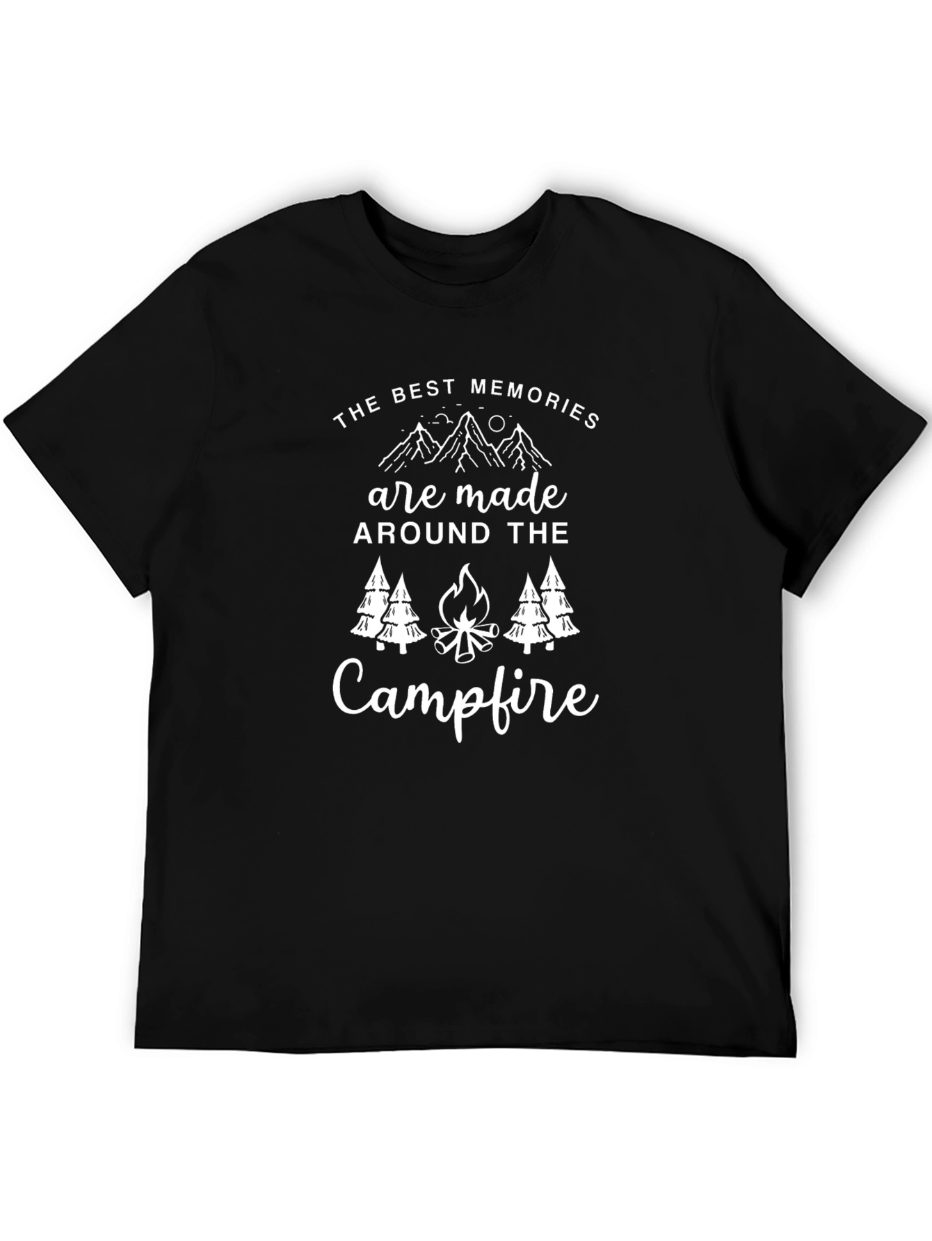 Campfire Memories T-Shirt: Outdoor Adventure Tee