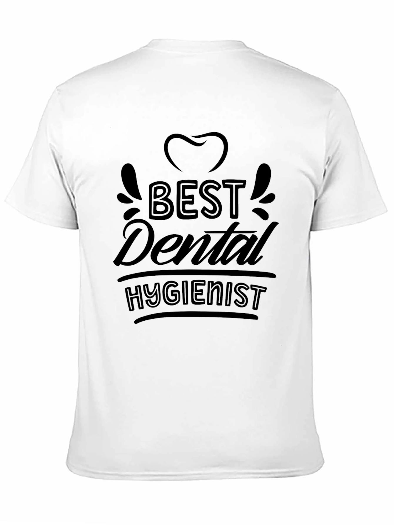 Best Dental Hygienist Black T-Shirt