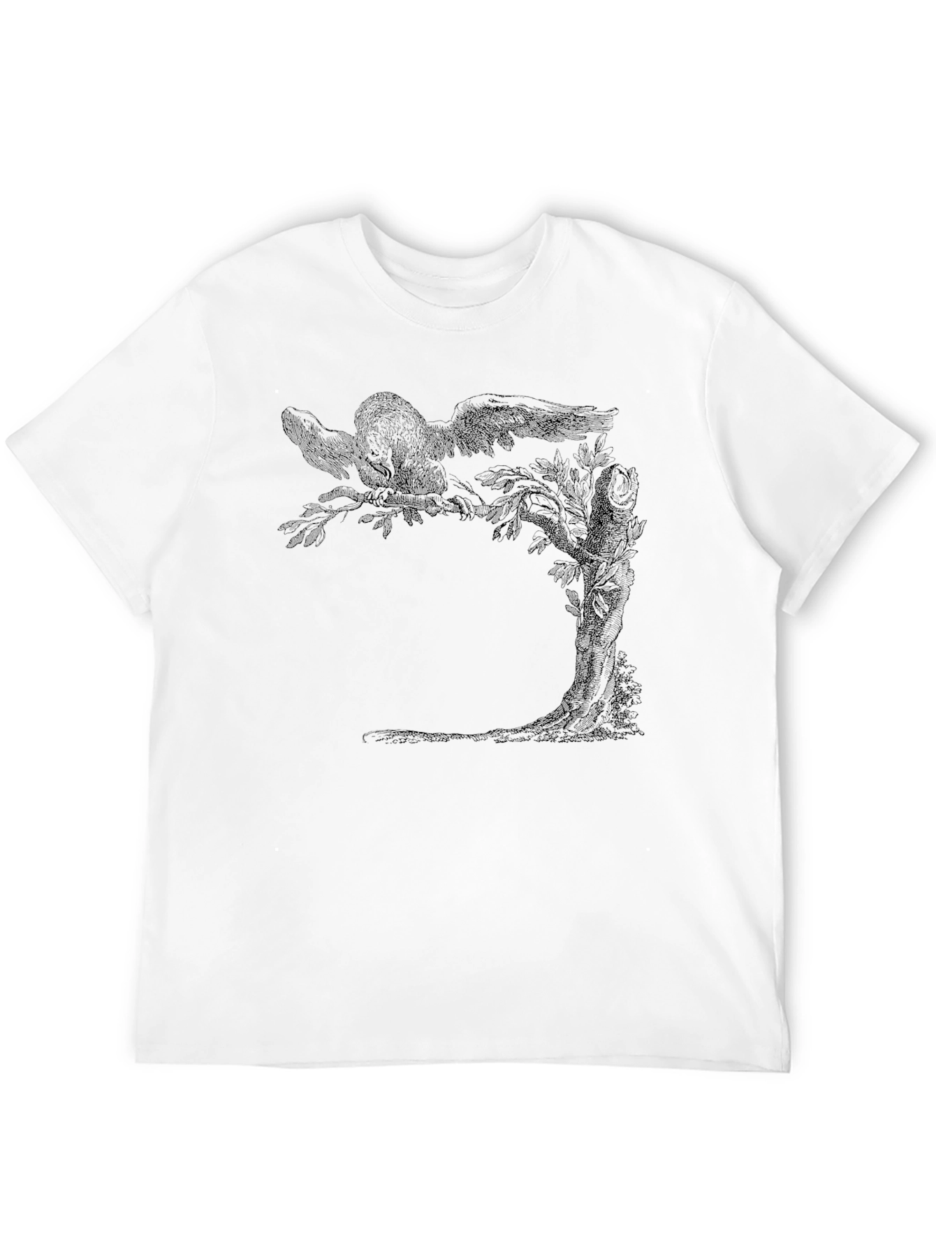 Raven Tree Graphic Tee - Black