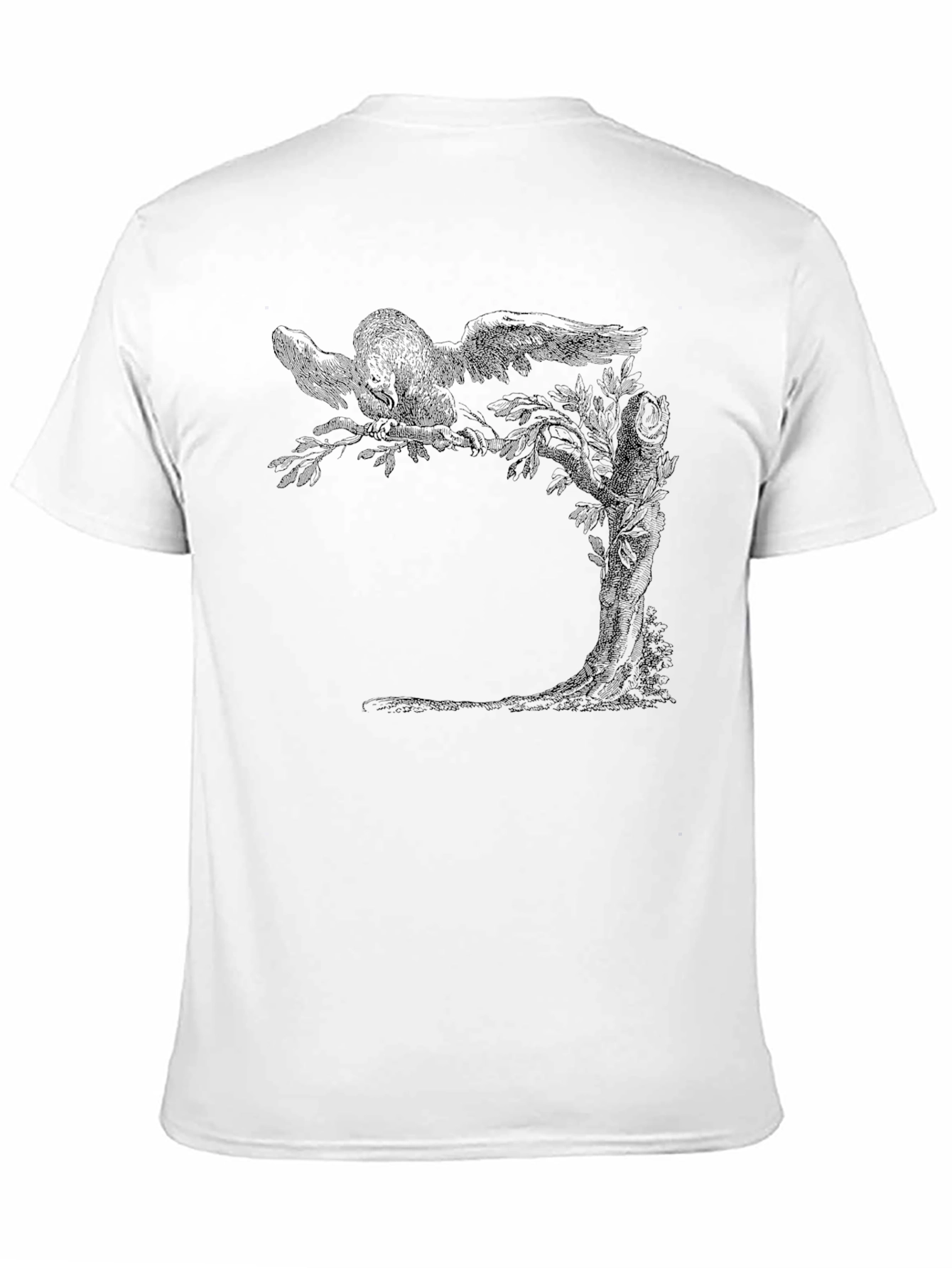 Raven Tree Graphic Tee - Black