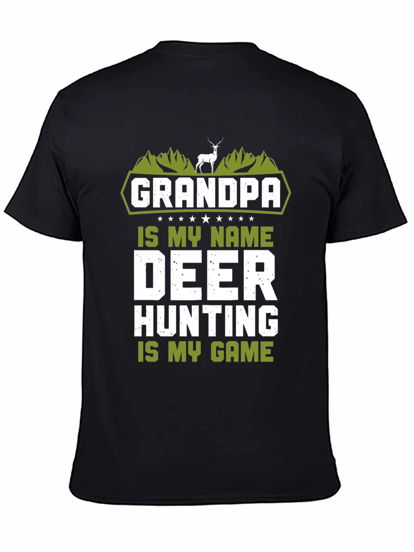 Grandpa Deer Hunting Graphic T-Shirt