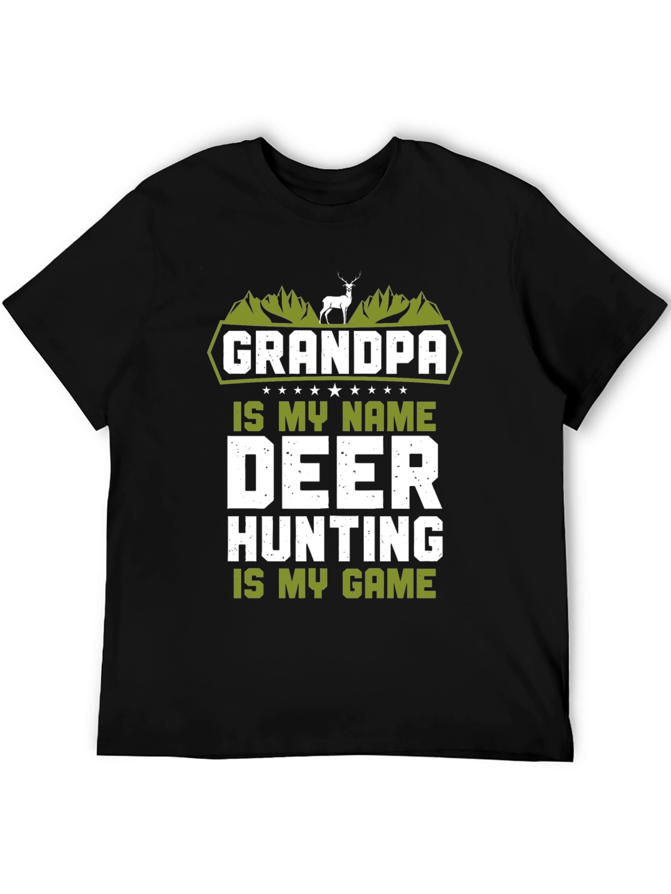 Grandpa Deer Hunting Graphic T-Shirt