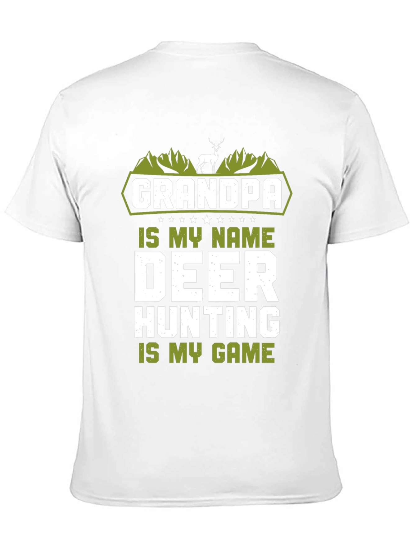 Grandpa Deer Hunting Graphic T-Shirt