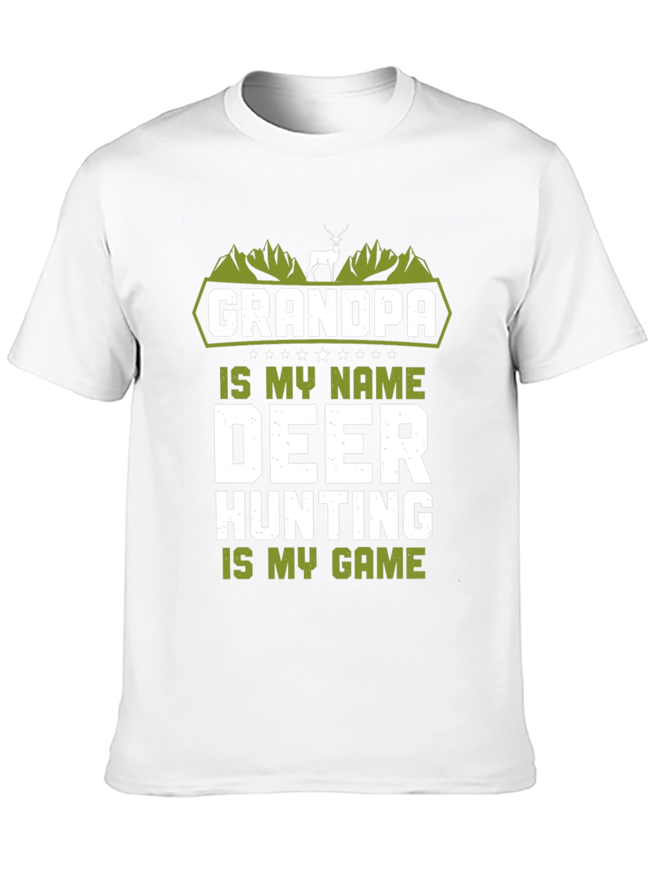 Grandpa Deer Hunting Graphic T-Shirt