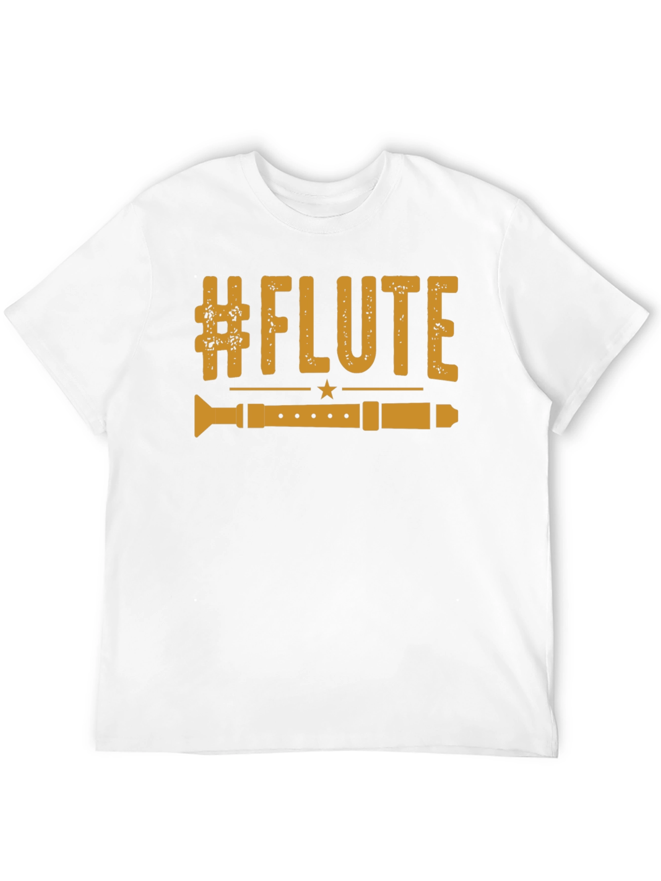 #Flute Music Lover T-Shirt - Black Graphic Tee