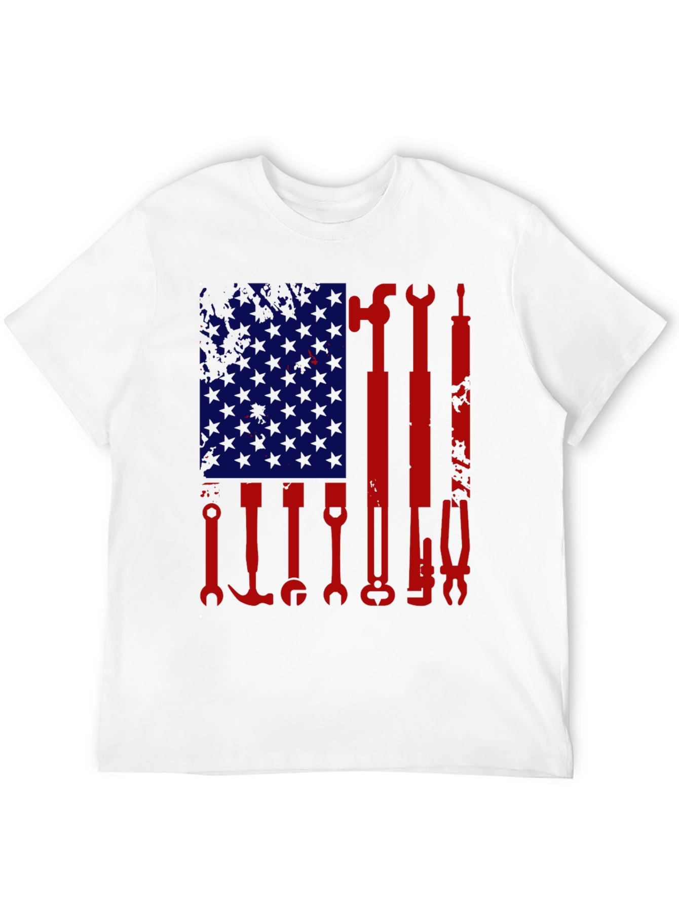 American Flag Tools Graphic T-Shirt
