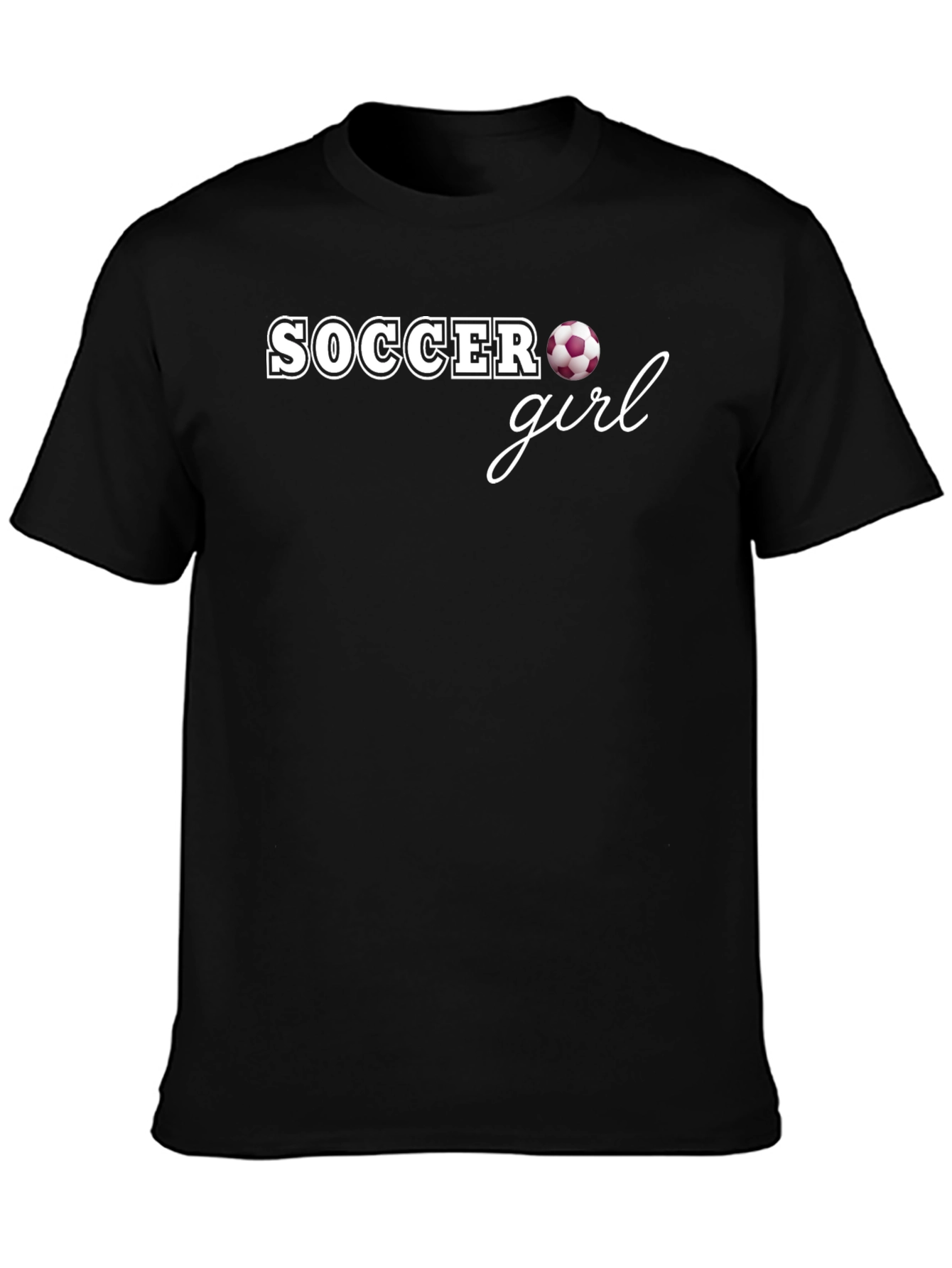 Soccer Girl Graphic T-Shirt - Sporty & Stylish