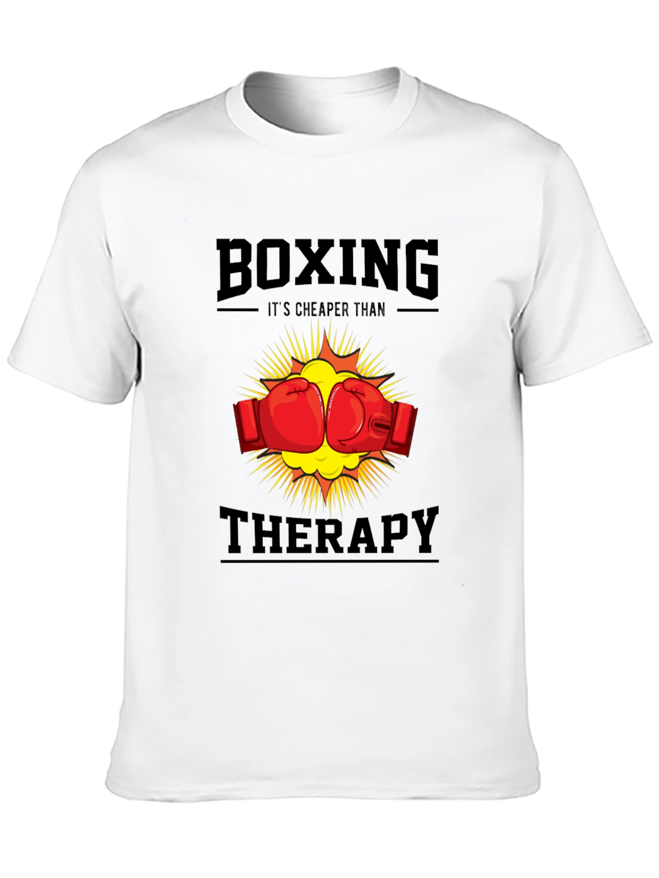 Boxing Cheaper Than Therapy T-Shirt