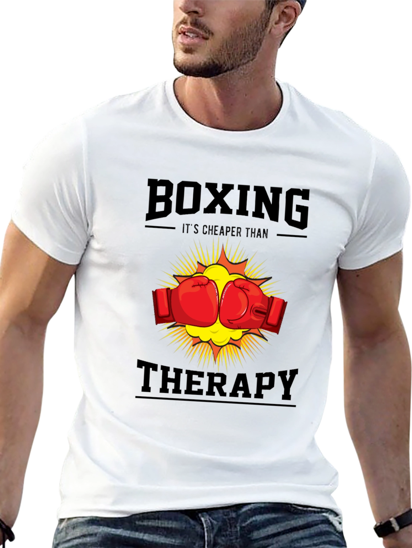 Boxing Cheaper Than Therapy T-Shirt