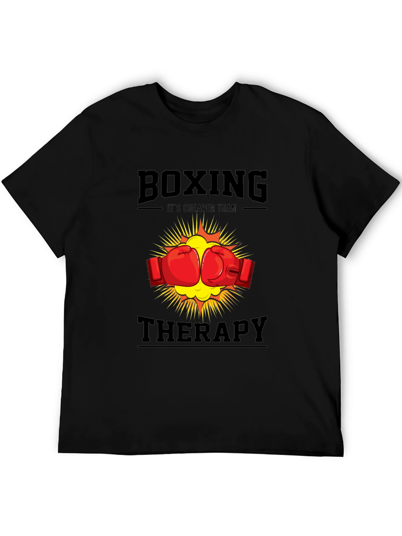 Boxing Cheaper Than Therapy T-Shirt