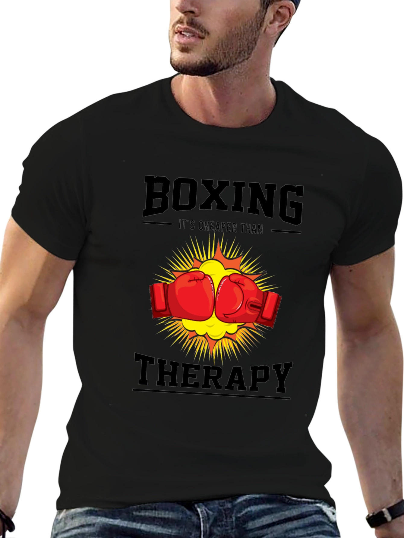 Boxing Cheaper Than Therapy T-Shirt