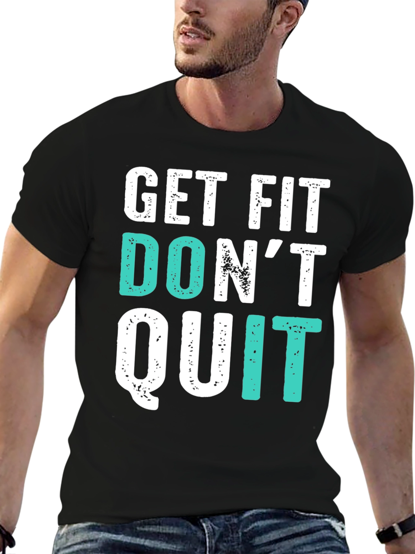 Get Fit Dont Quit Graphic Tee