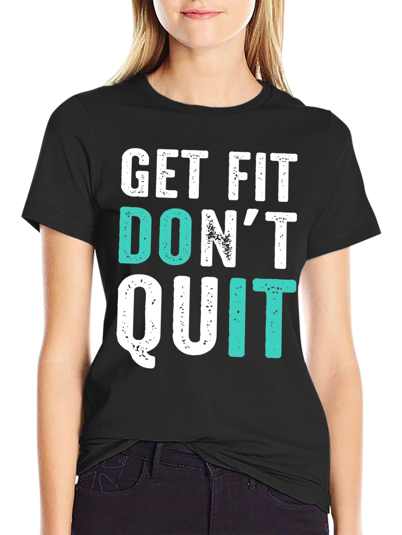 Get Fit Dont Quit Graphic Tee