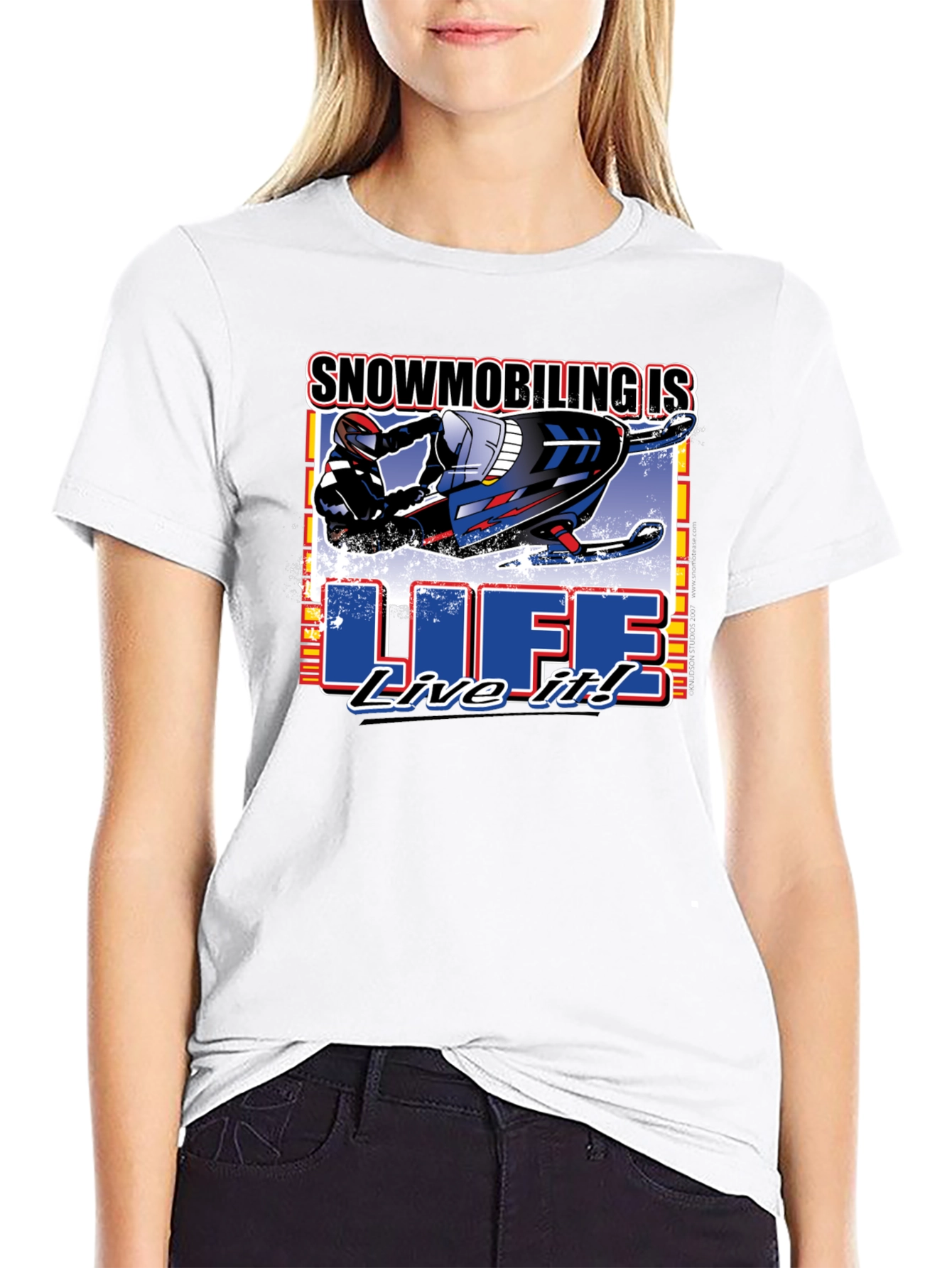 Snowmobiling is Life! Graphic Tee