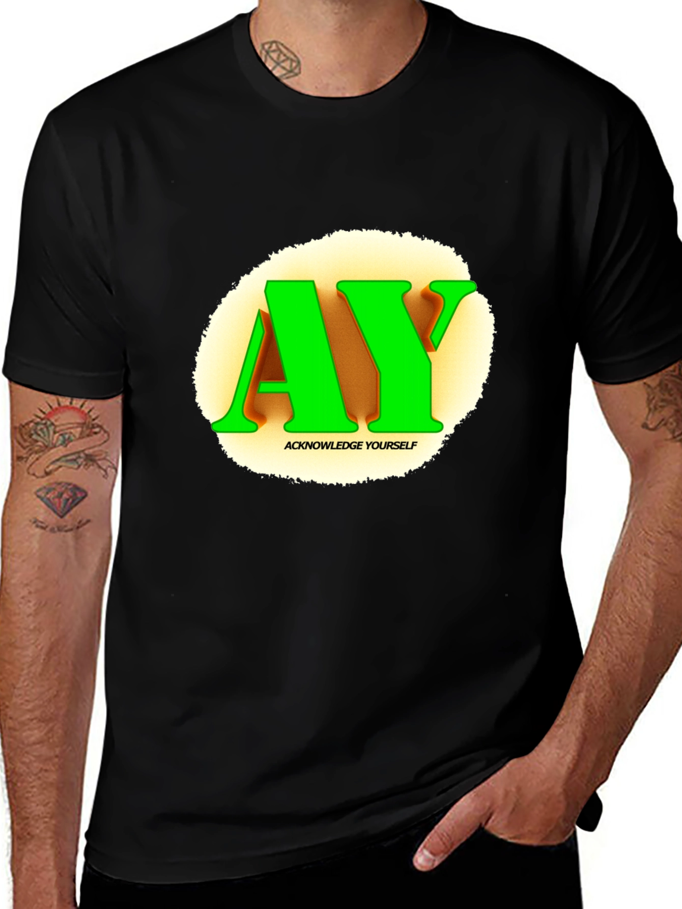 Acknowledge Yourself AY Graphic T-Shirt