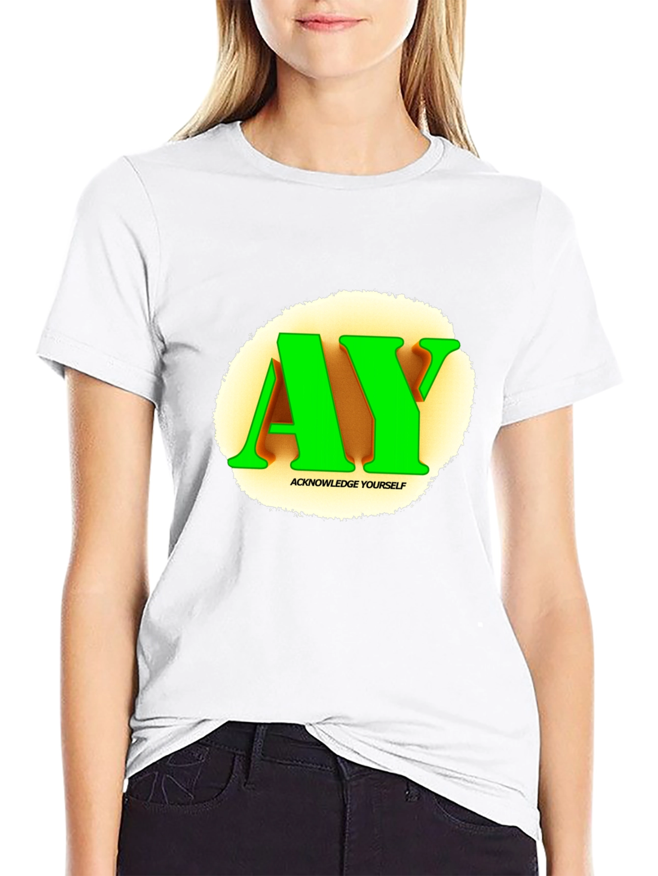 Acknowledge Yourself AY Graphic T-Shirt