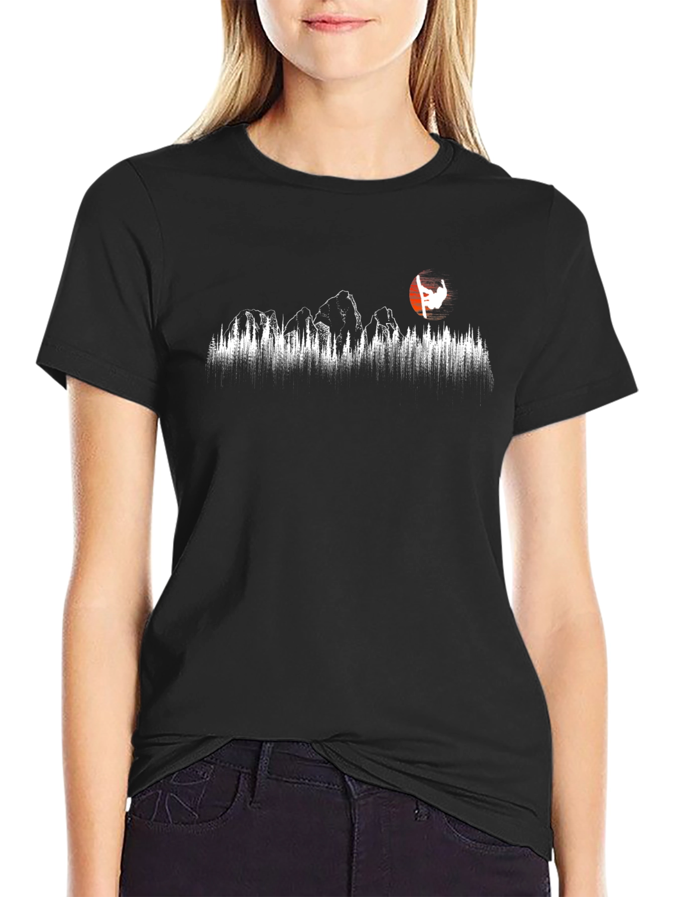 Mountain Sunset Graphic Tee - Stylish Comfort