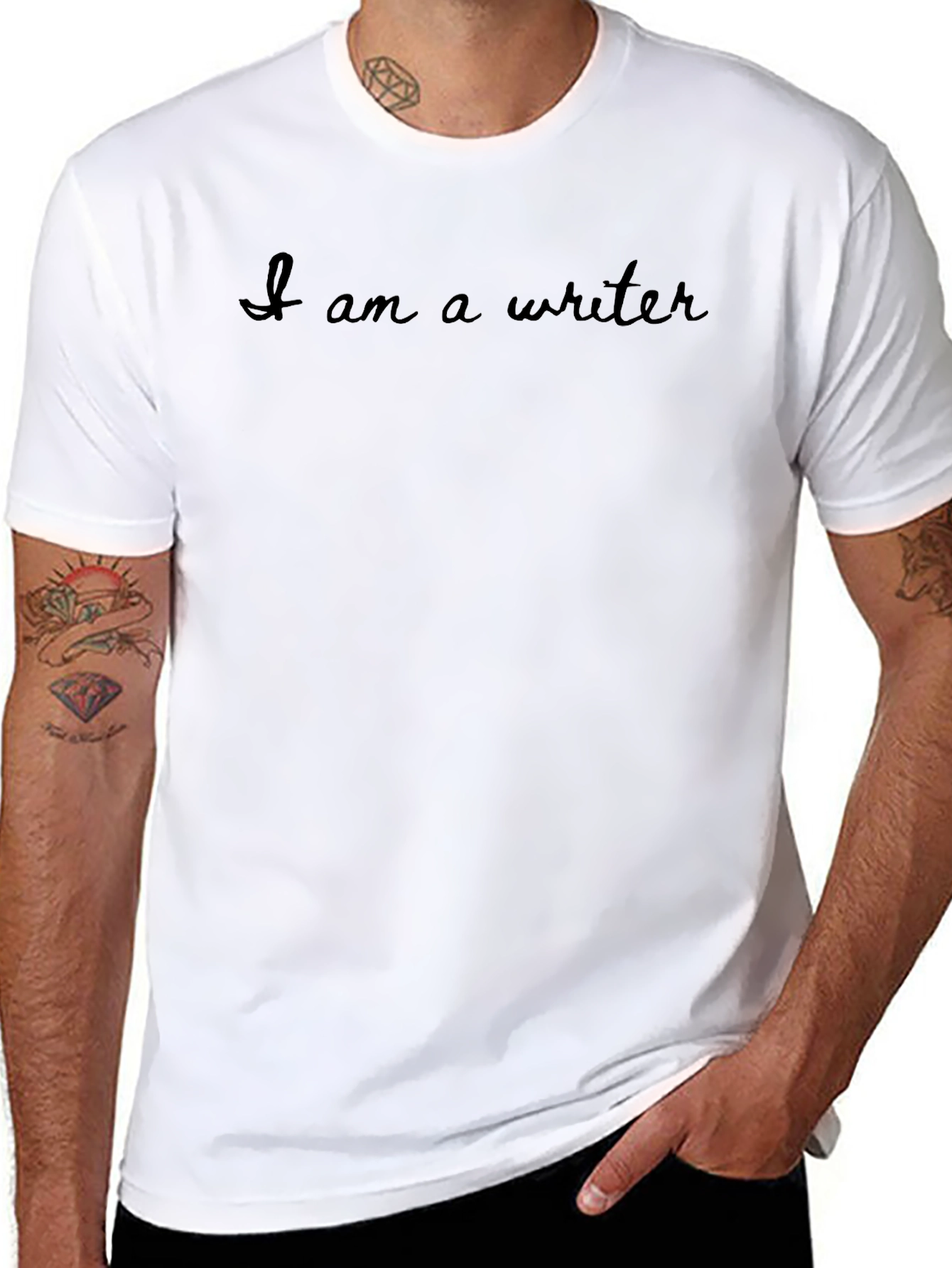 I am a writer T-Shirt - Black
