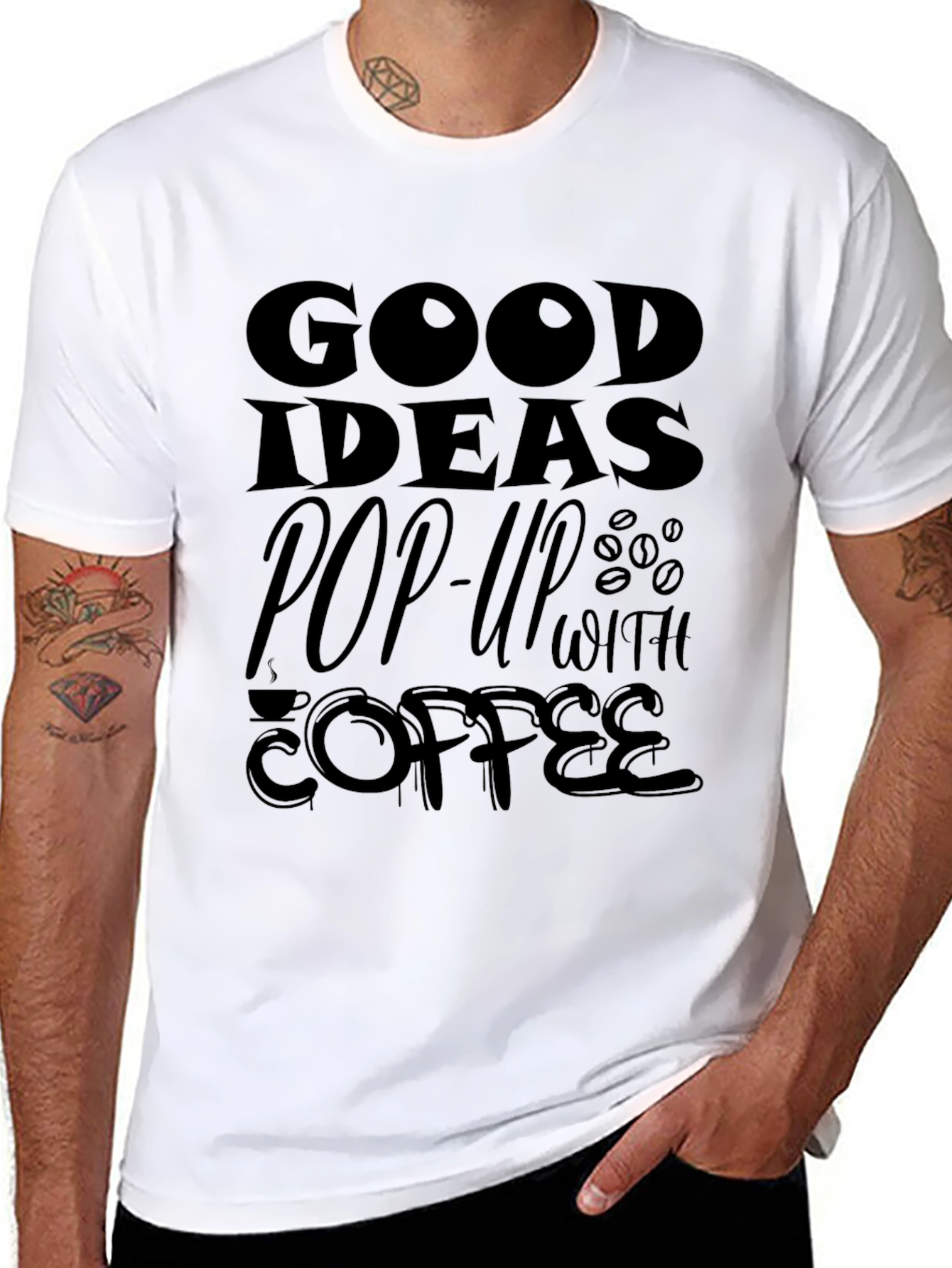 Good Ideas Coffee Graphic Tee
