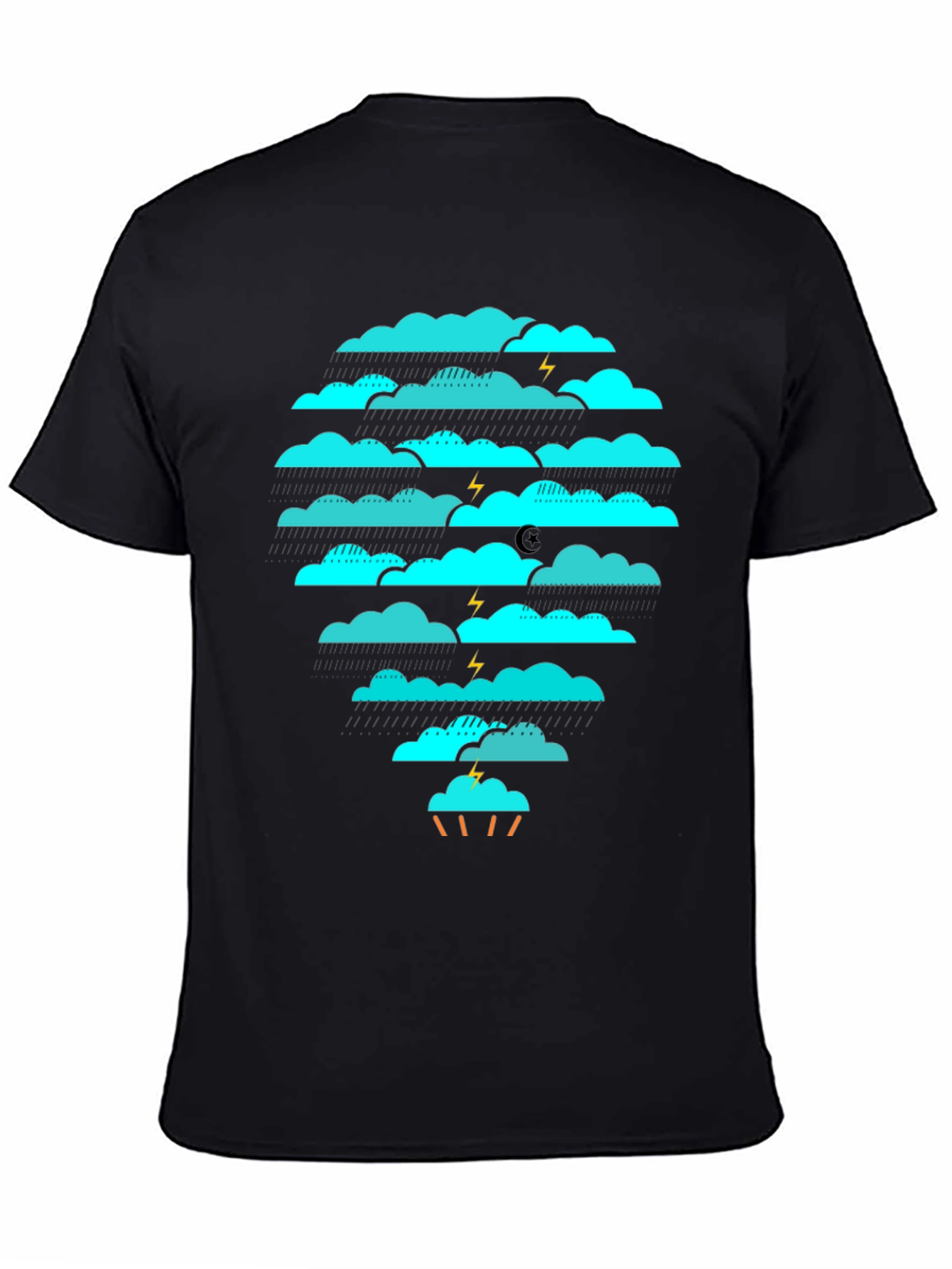 Stylish Cloud Graphic T-Shirt