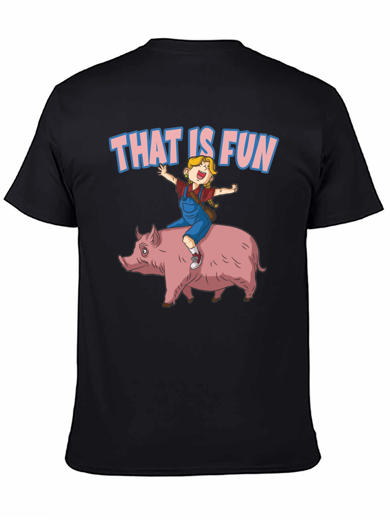 That Is Fun Pig Ride Graphic Tee