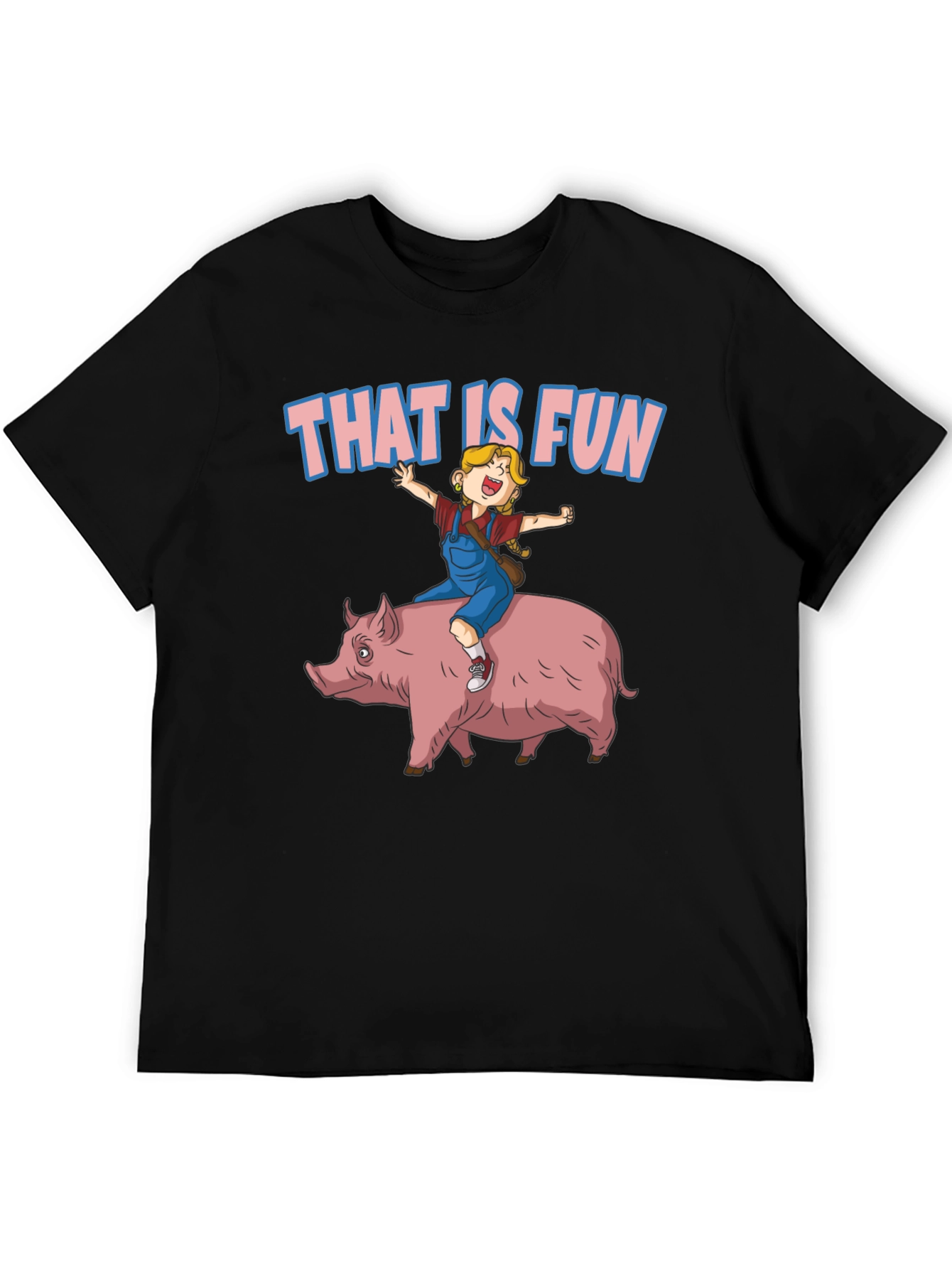 That Is Fun Pig Ride Graphic Tee