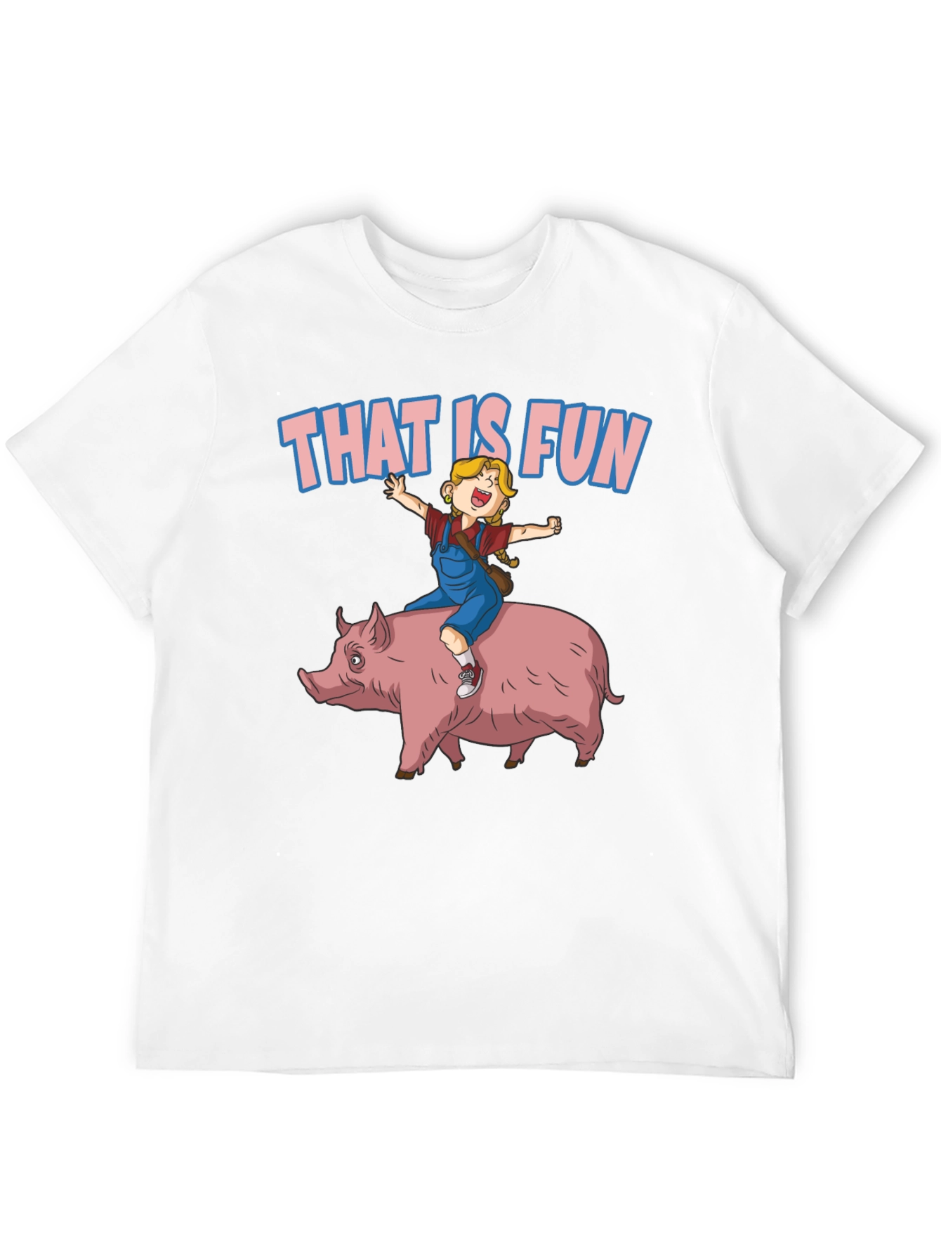 That Is Fun Pig Ride Graphic Tee