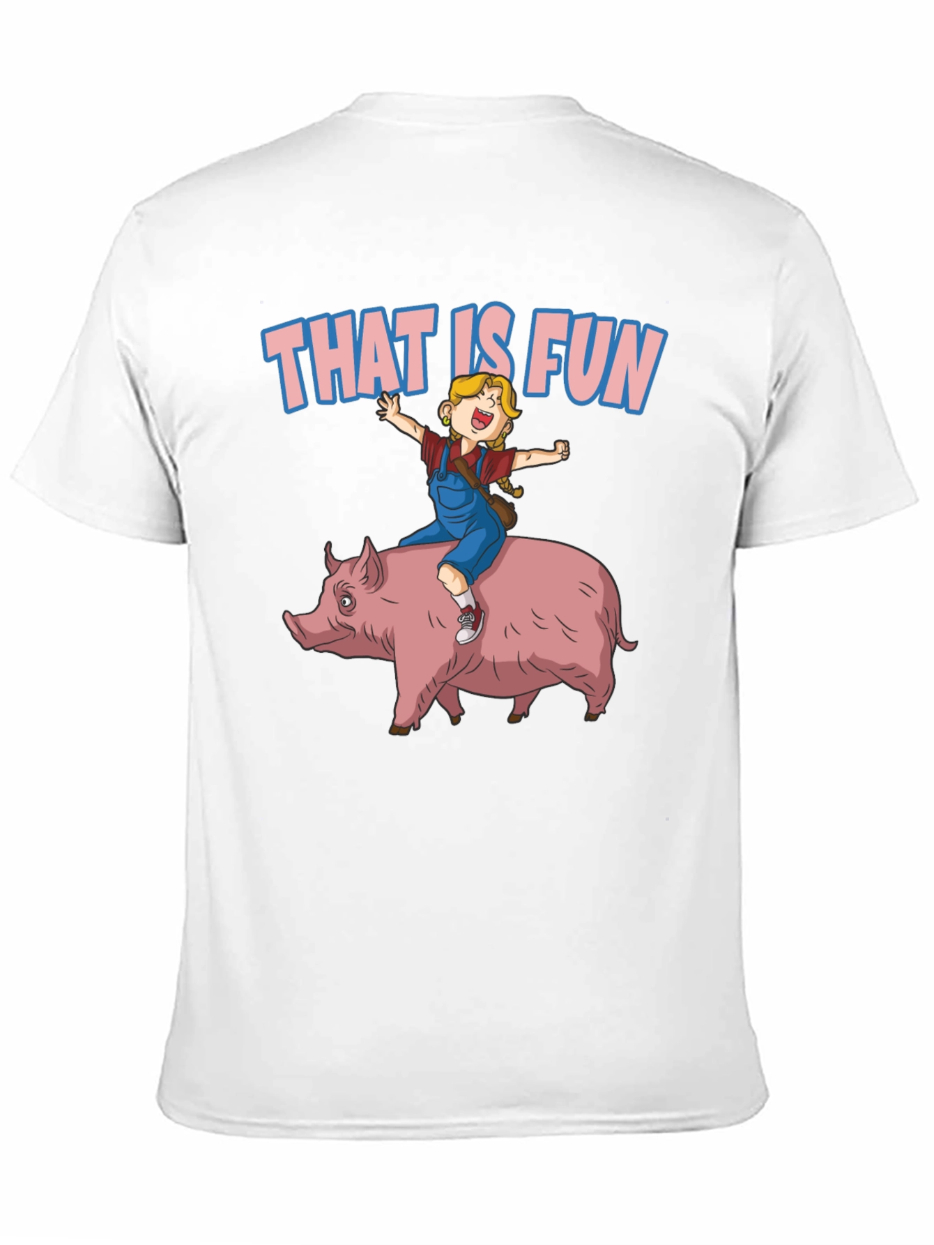 That Is Fun Pig Ride Graphic Tee