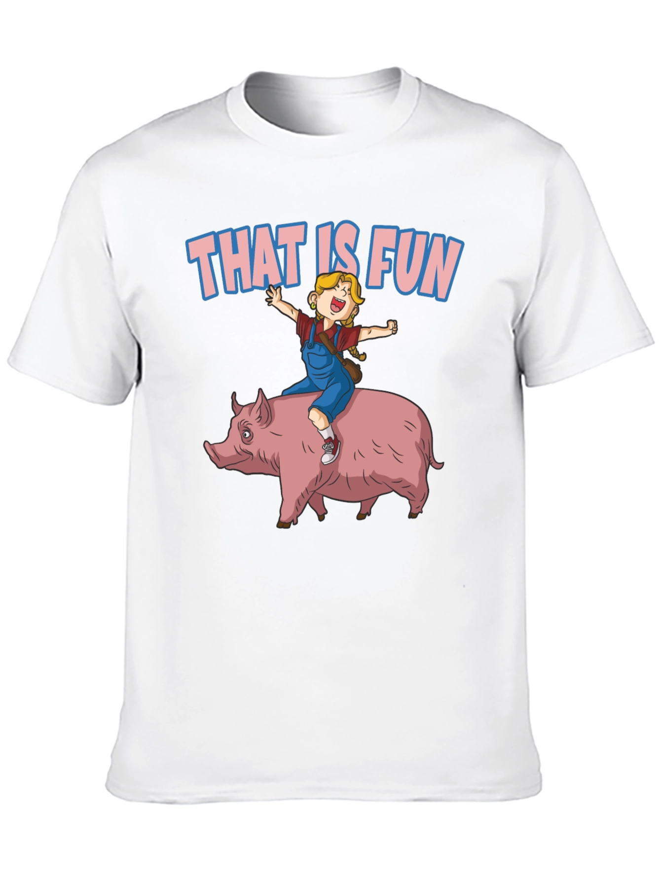 That Is Fun Pig Ride Graphic Tee