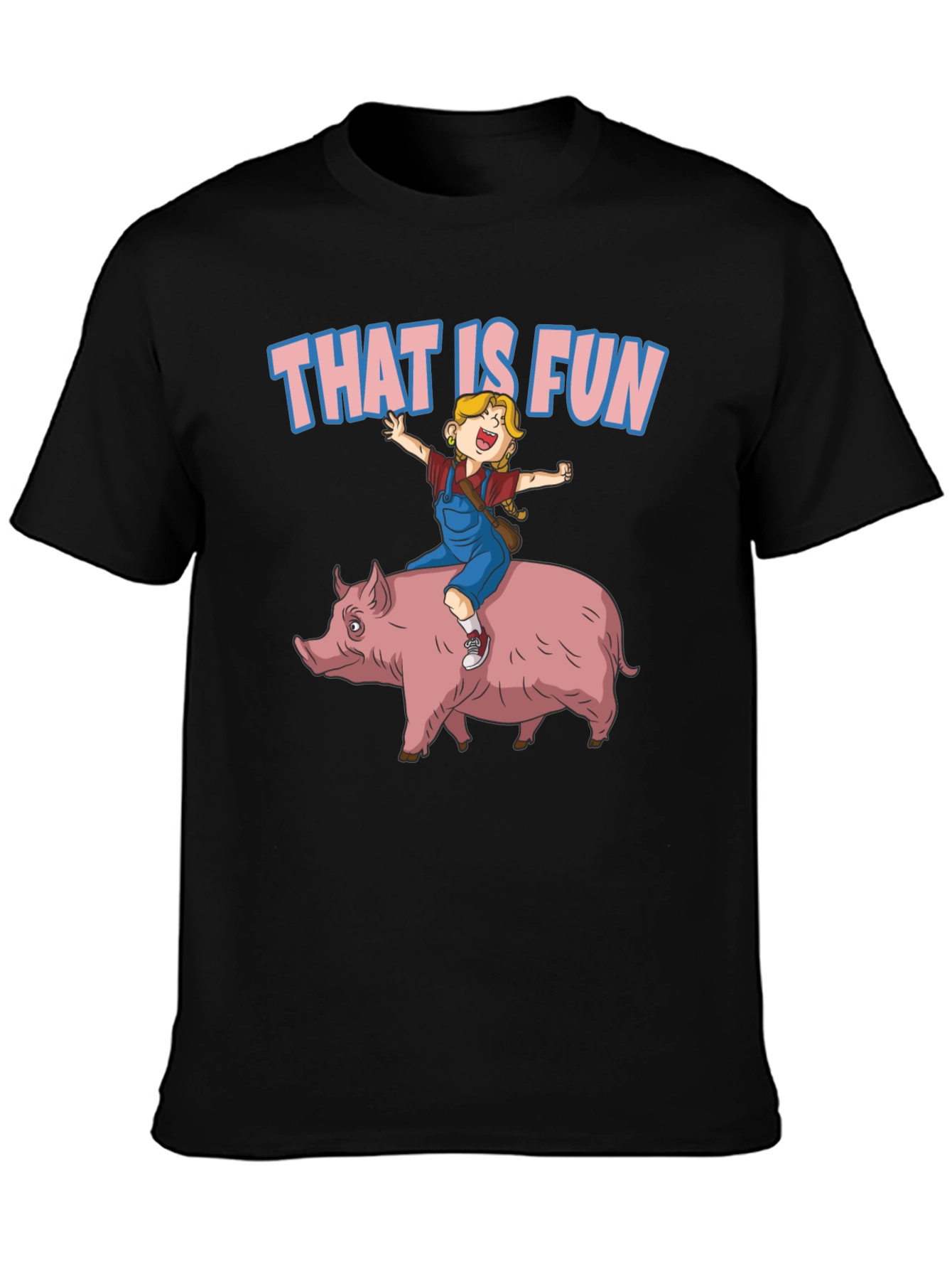 That Is Fun Pig Ride Graphic Tee