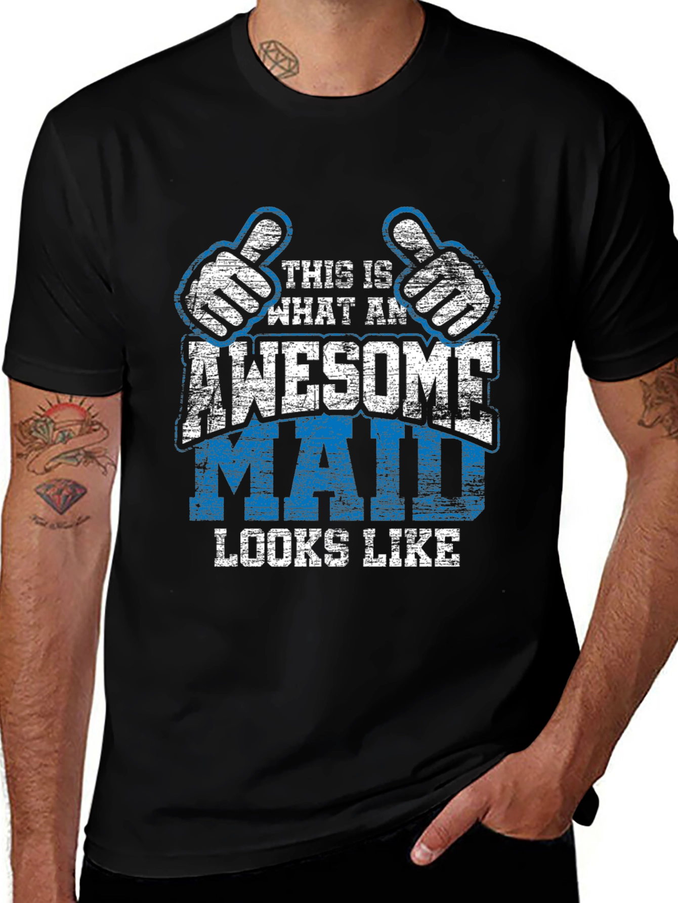 Awesome Maid Graphic T-Shirt