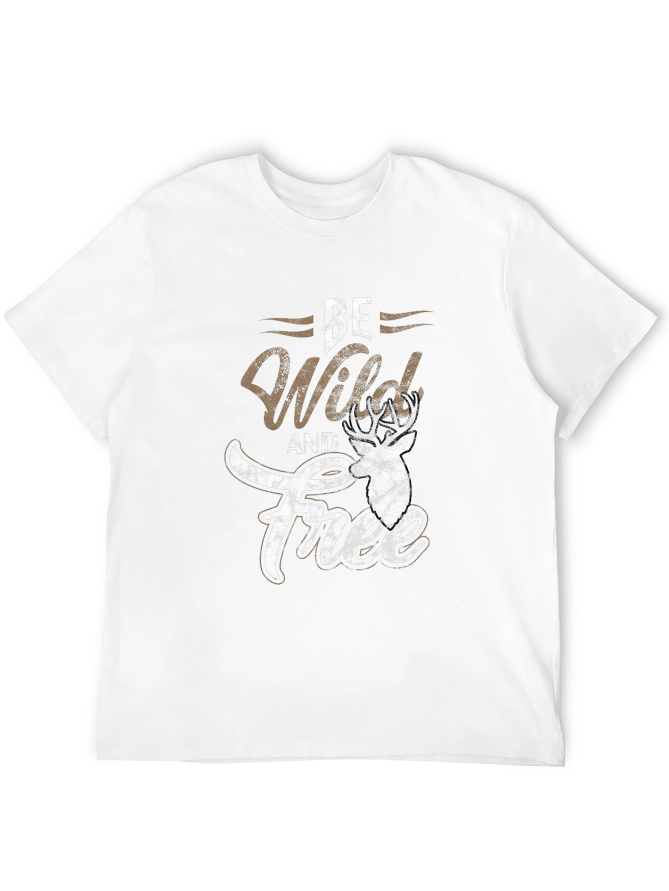 Be Wild and Free Deer Graphic Tee