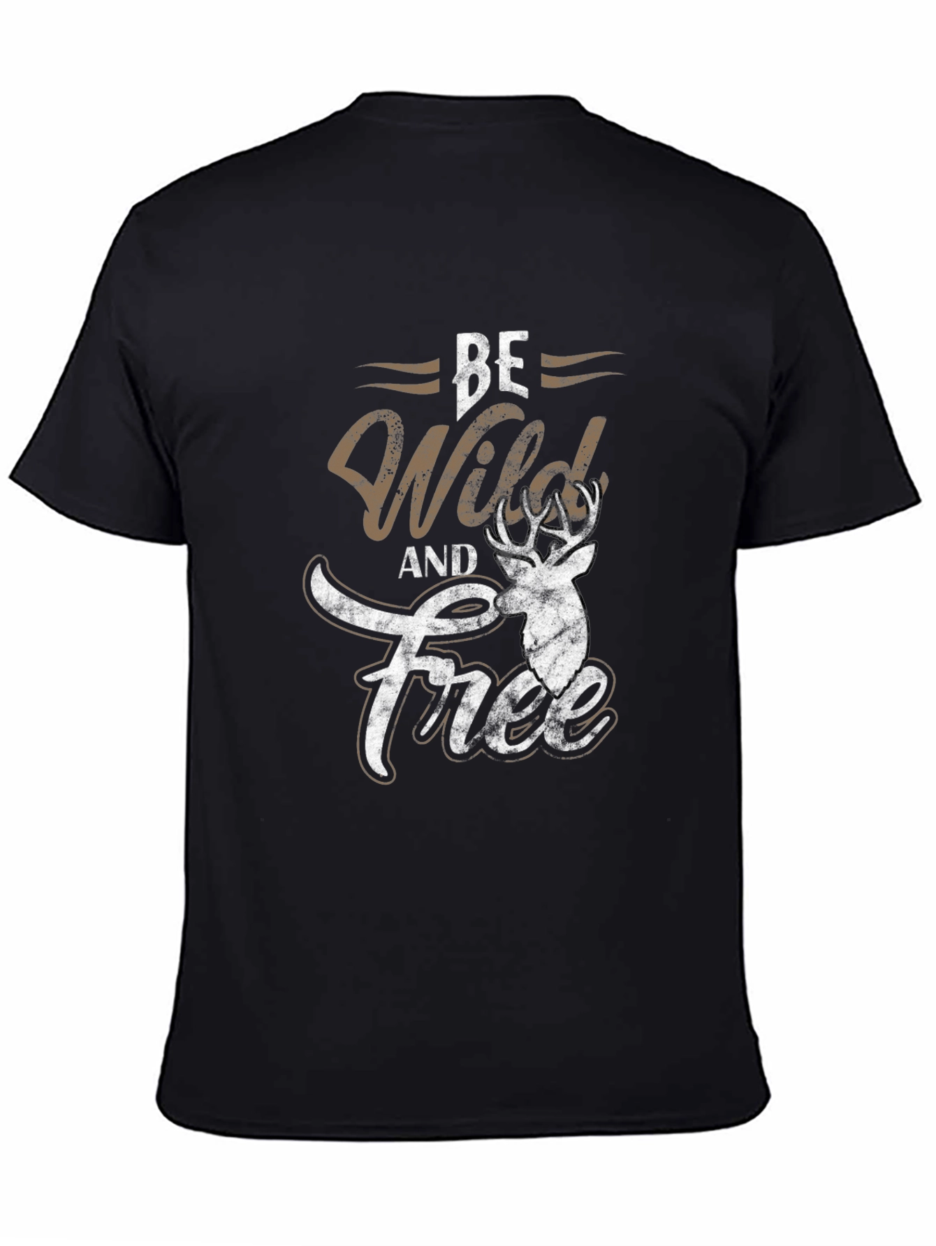 Be Wild and Free Deer Graphic Tee