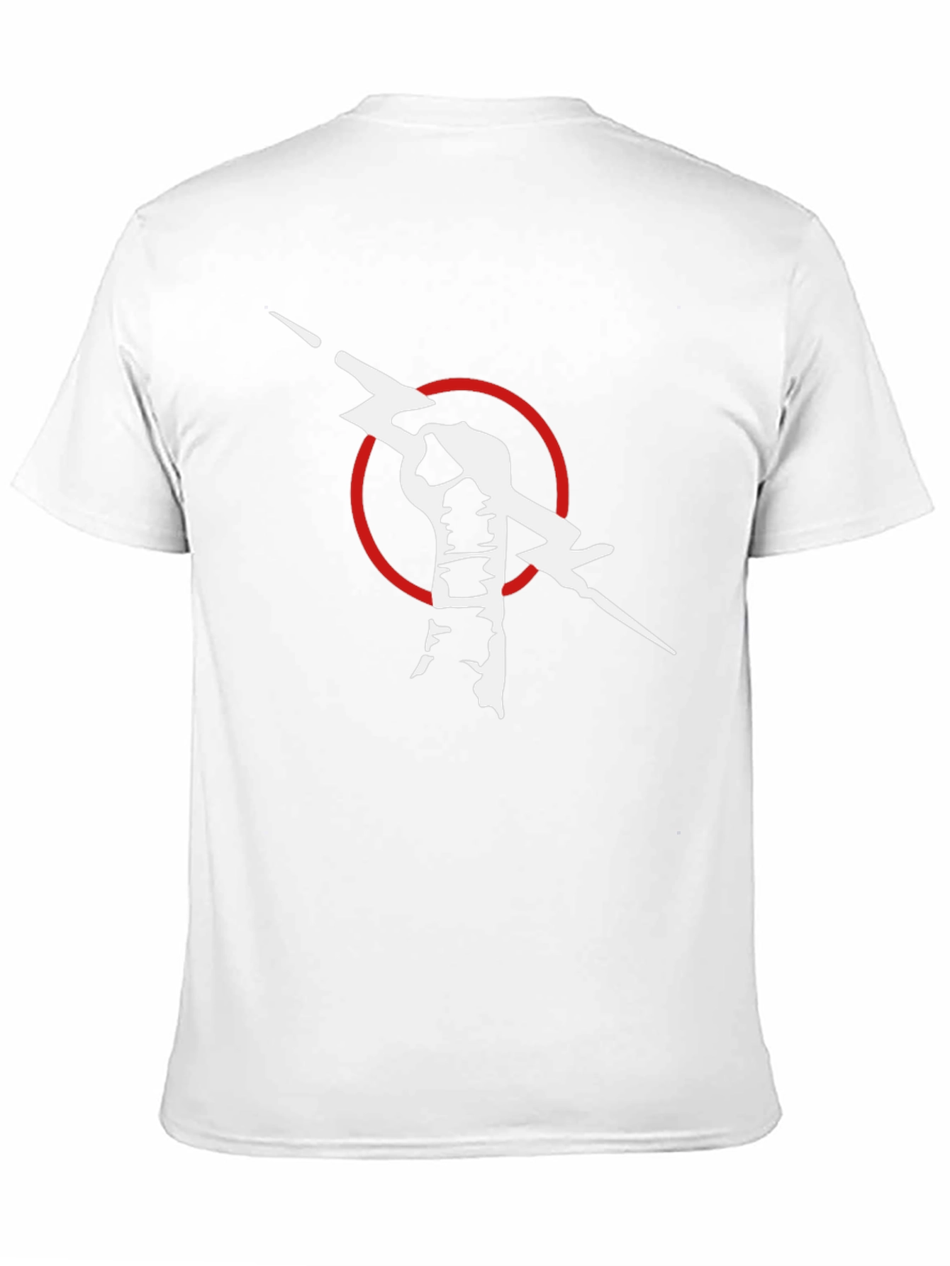 Black T-Shirt with Fist & Lightning Bolt Graphic