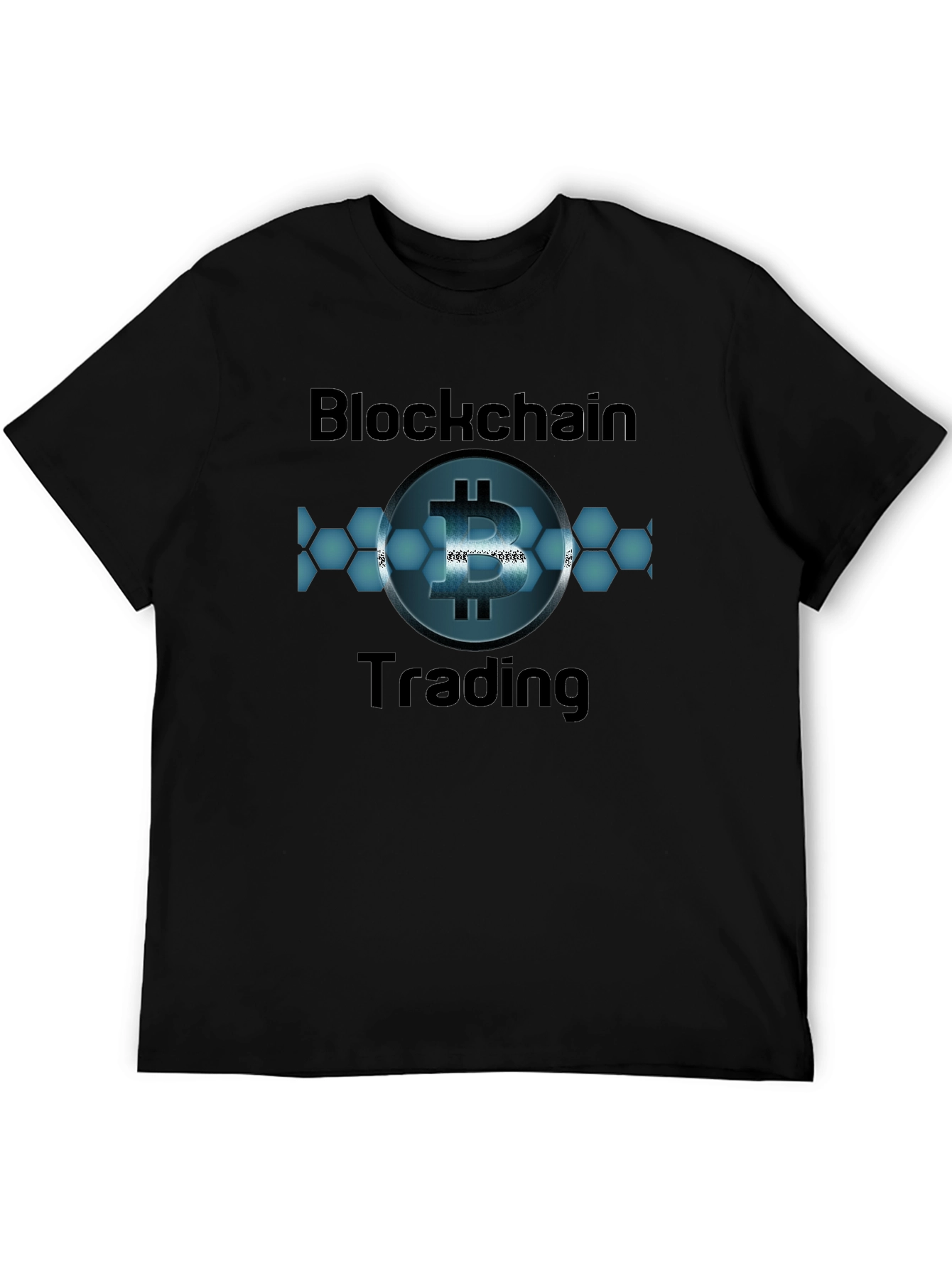 Blockchain Trading Bitcoin Graphic T-Shirt