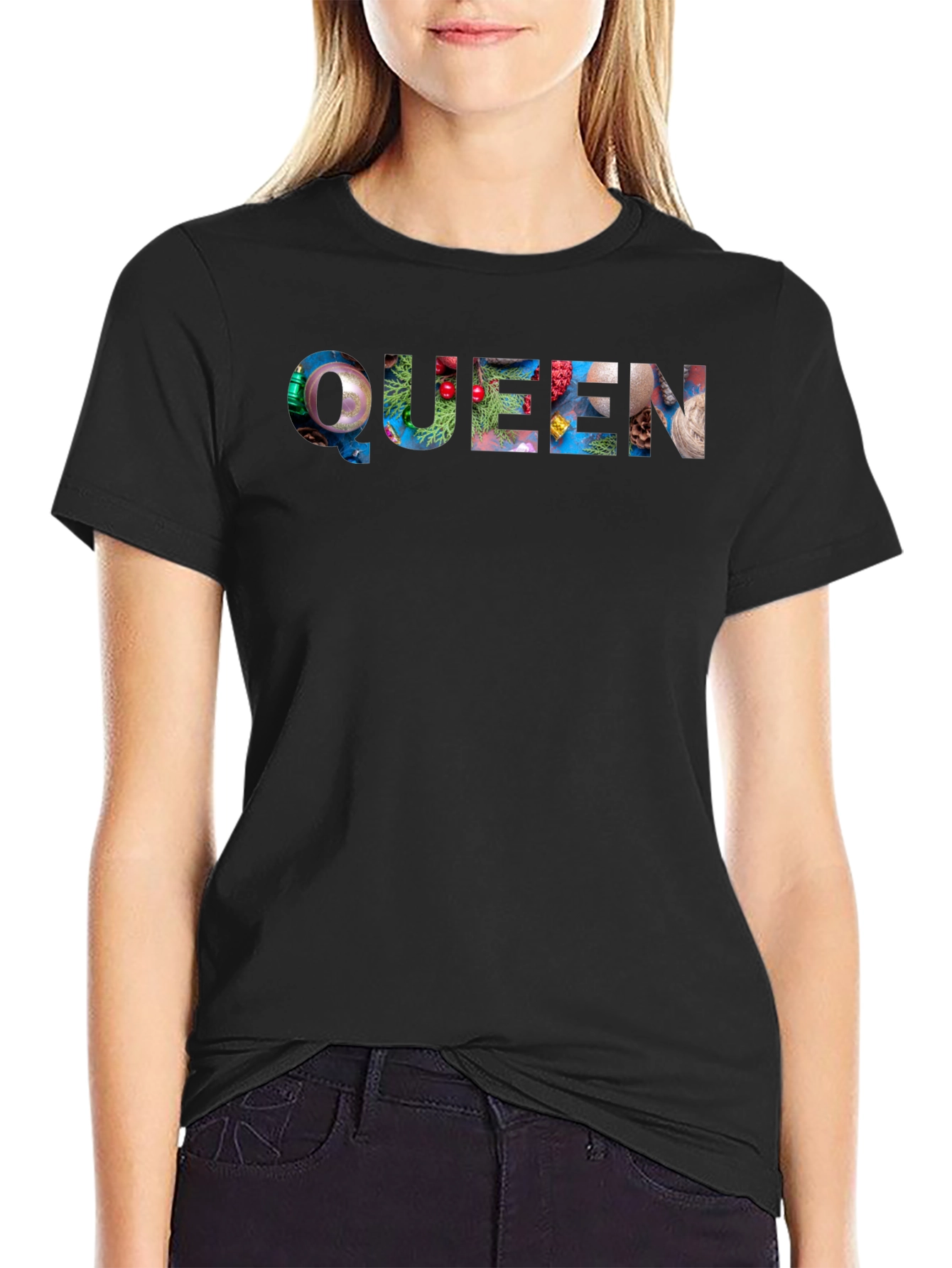 Queen Festive Graphic Print T-Shirt