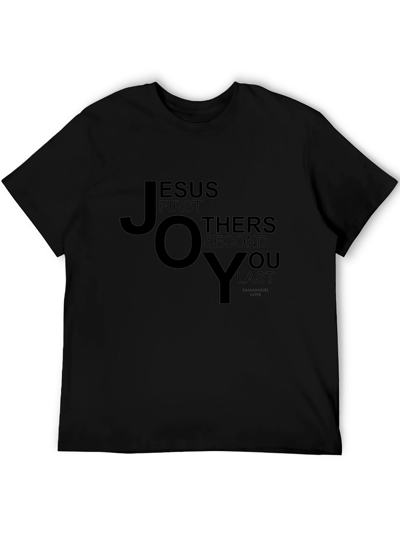 Jesus Others You T-Shirt - Christian JOY Black Tee