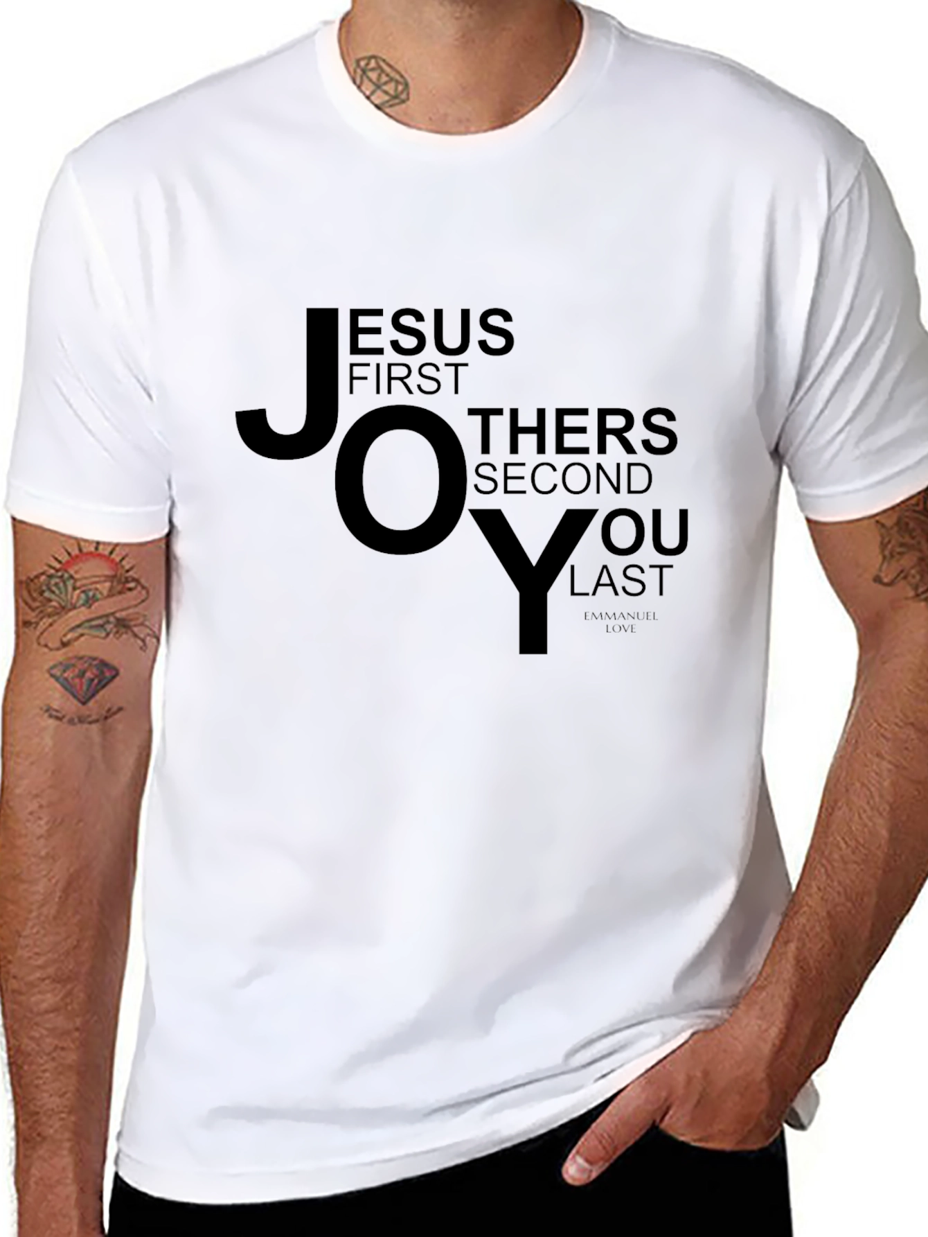 Jesus Others You T-Shirt - Christian JOY Black Tee