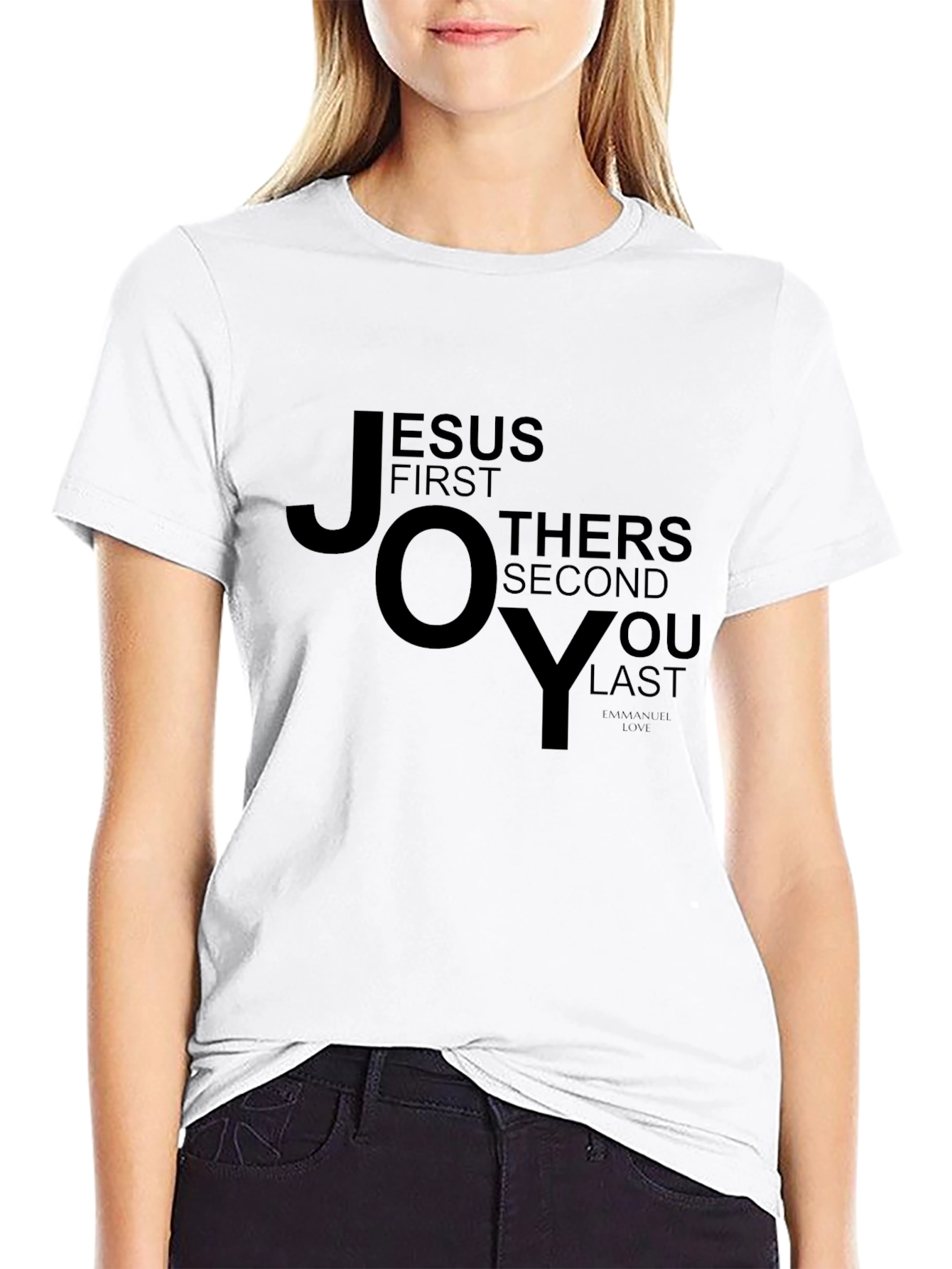 Jesus Others You T-Shirt - Christian JOY Black Tee