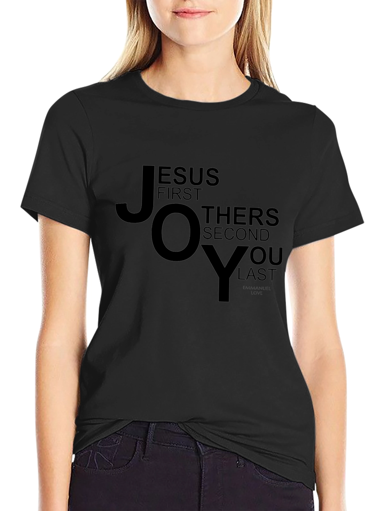 Jesus Others You T-Shirt - Christian JOY Black Tee
