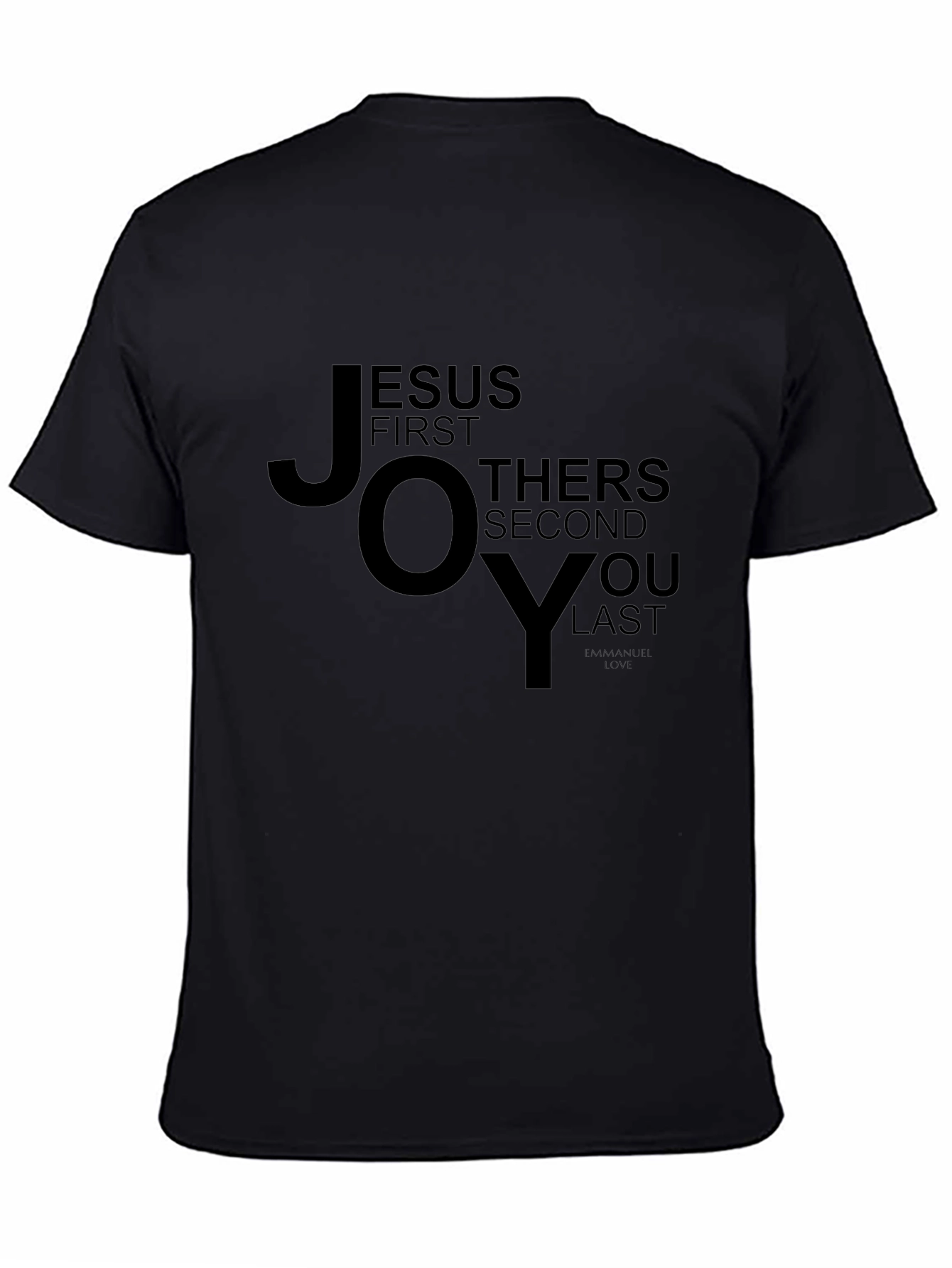 Jesus Others You T-Shirt - Christian JOY Black Tee