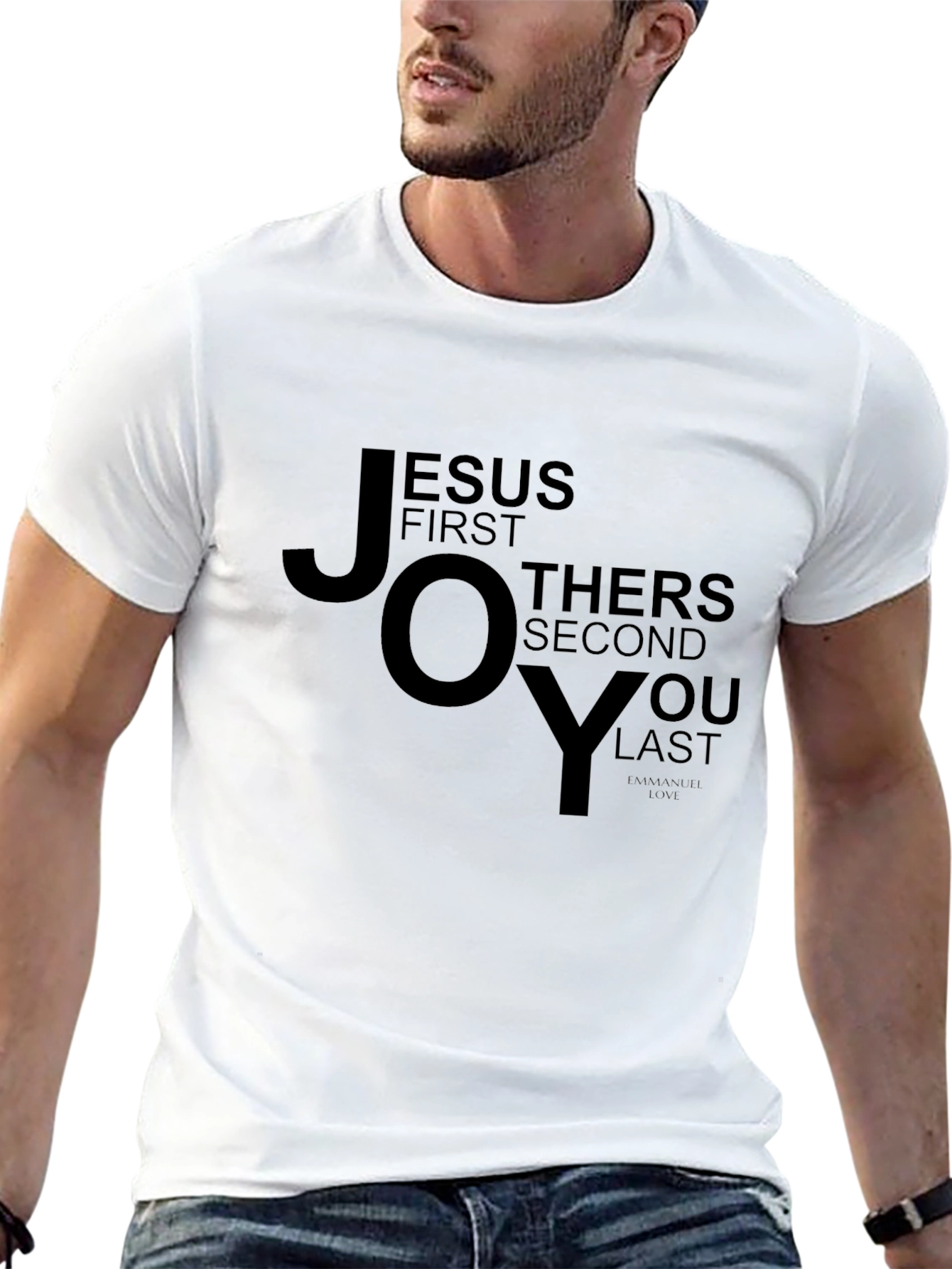 Jesus Others You T-Shirt - Christian JOY Black Tee