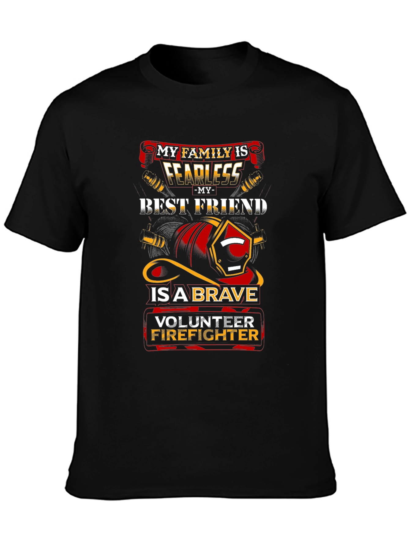 Volunteer Firefighter Graphic T-Shirt