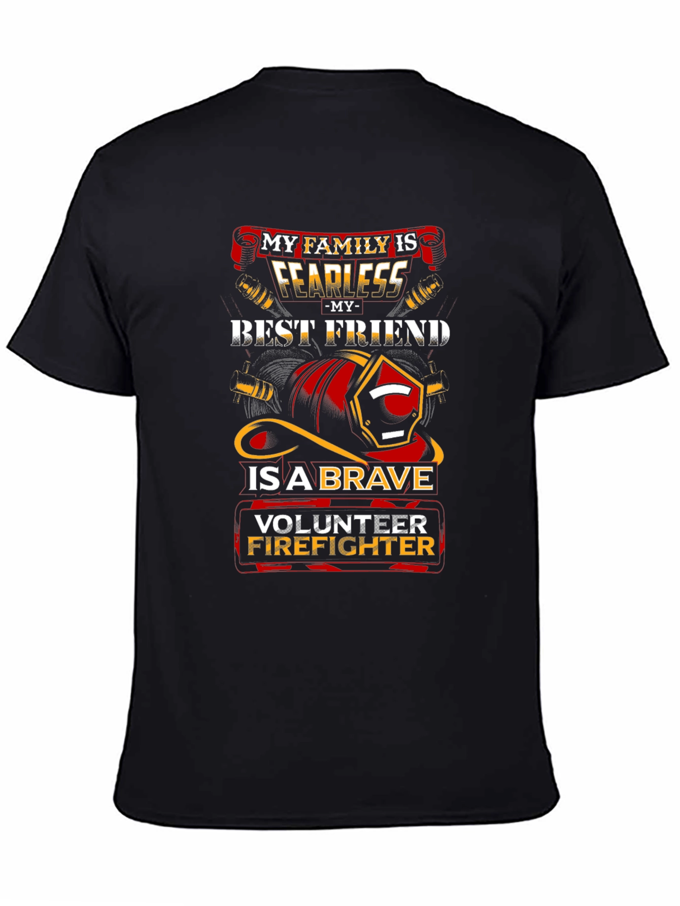 Volunteer Firefighter Graphic T-Shirt