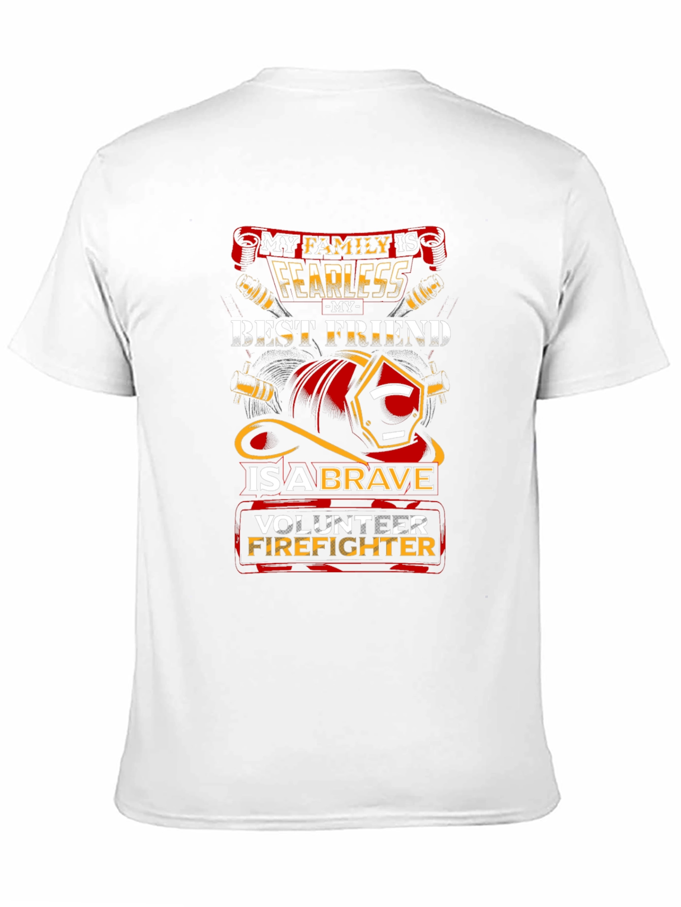 Volunteer Firefighter Graphic T-Shirt