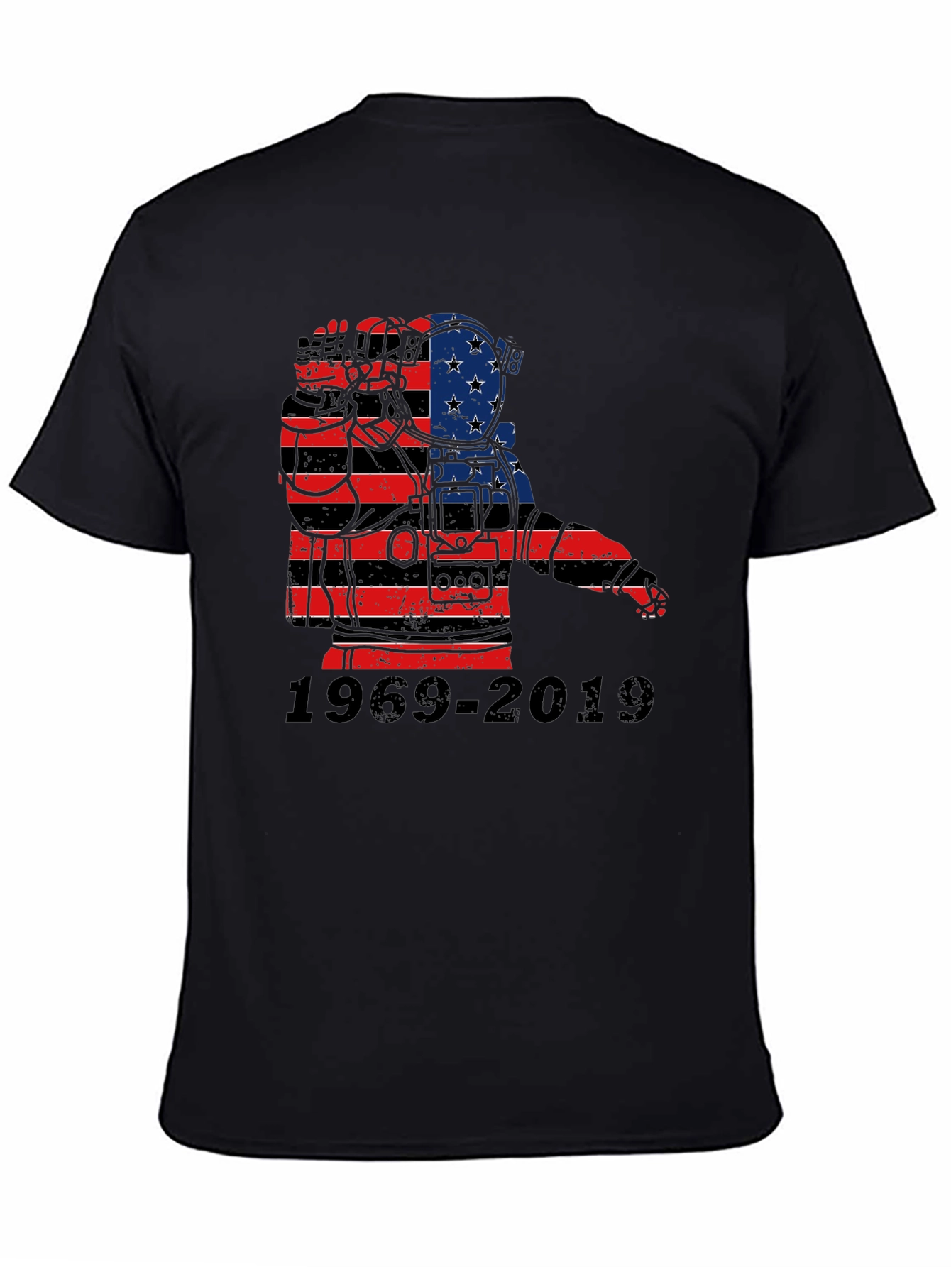Astronaut American Flag 1969-2019 T-Shirt