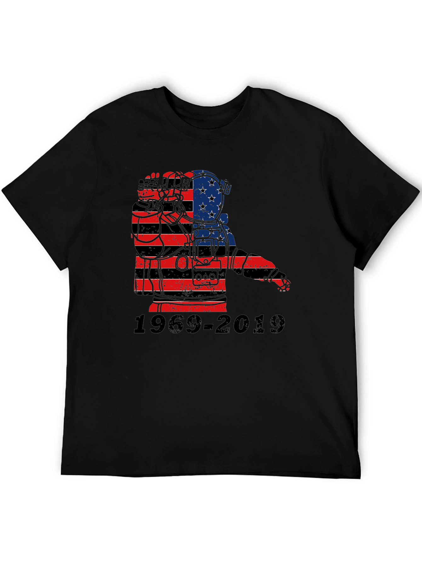 Astronaut American Flag 1969-2019 T-Shirt