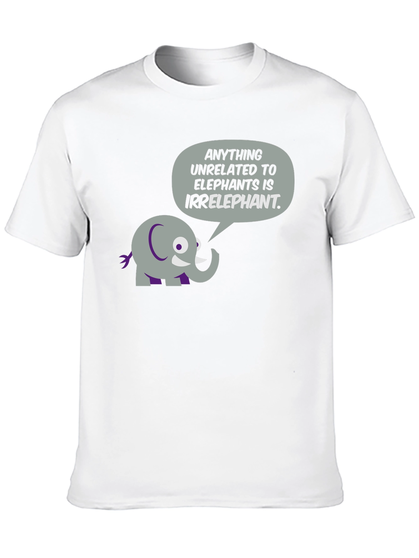 Irrelephant T-Shirt - Humorous Elephant Graphic Tee